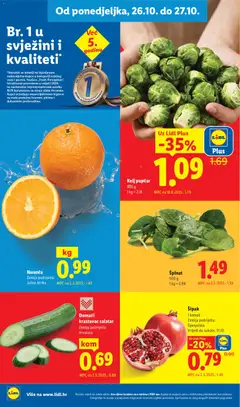 Lidl Katalog - Pregled kataloga iz trgovine Lidl, vrijedi od 26.10.2026 | Stranica: 8