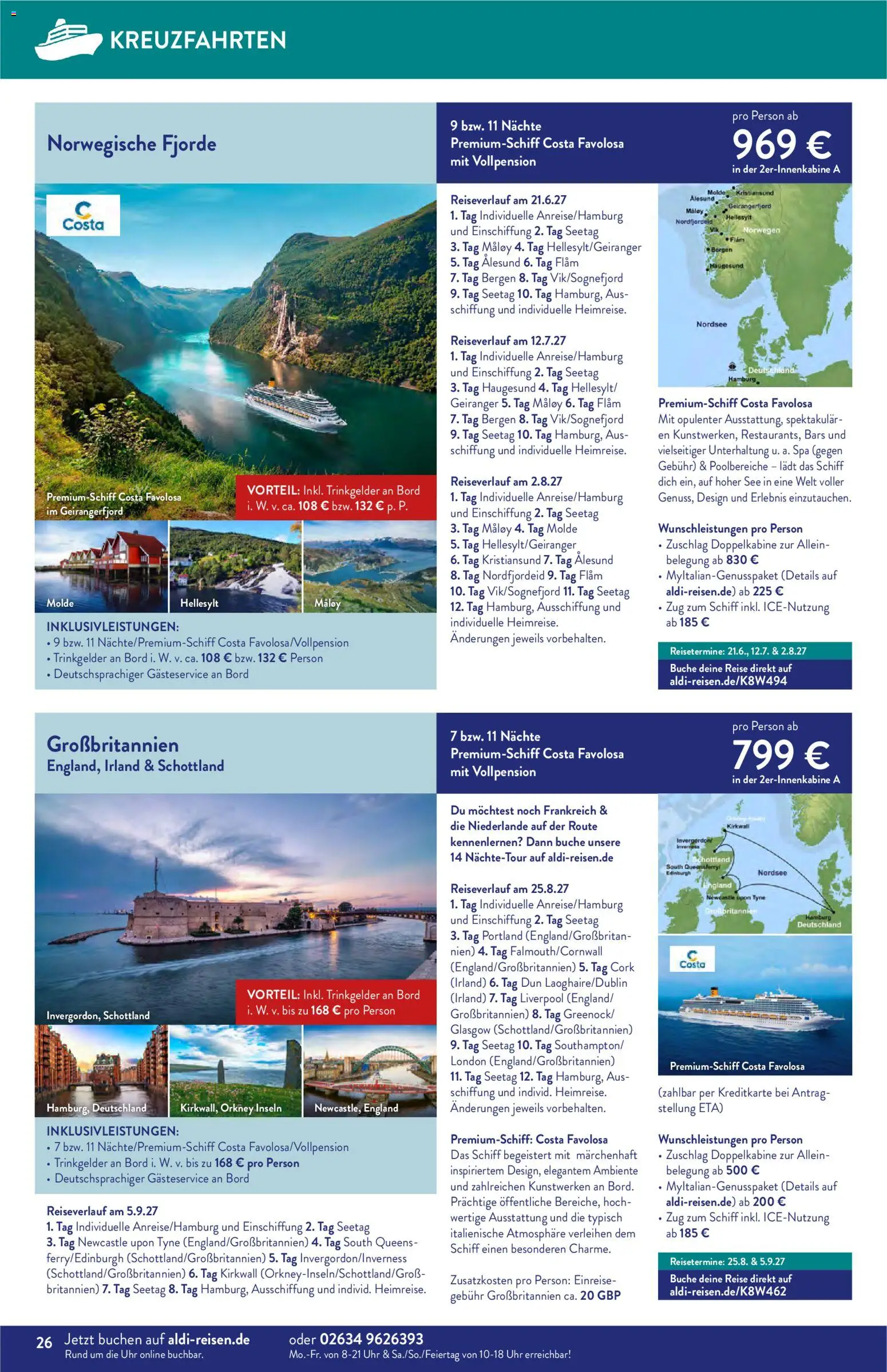 Aldi Reisen  Reisemagazin – gültig ab 01.10.2026 | Seite: 26