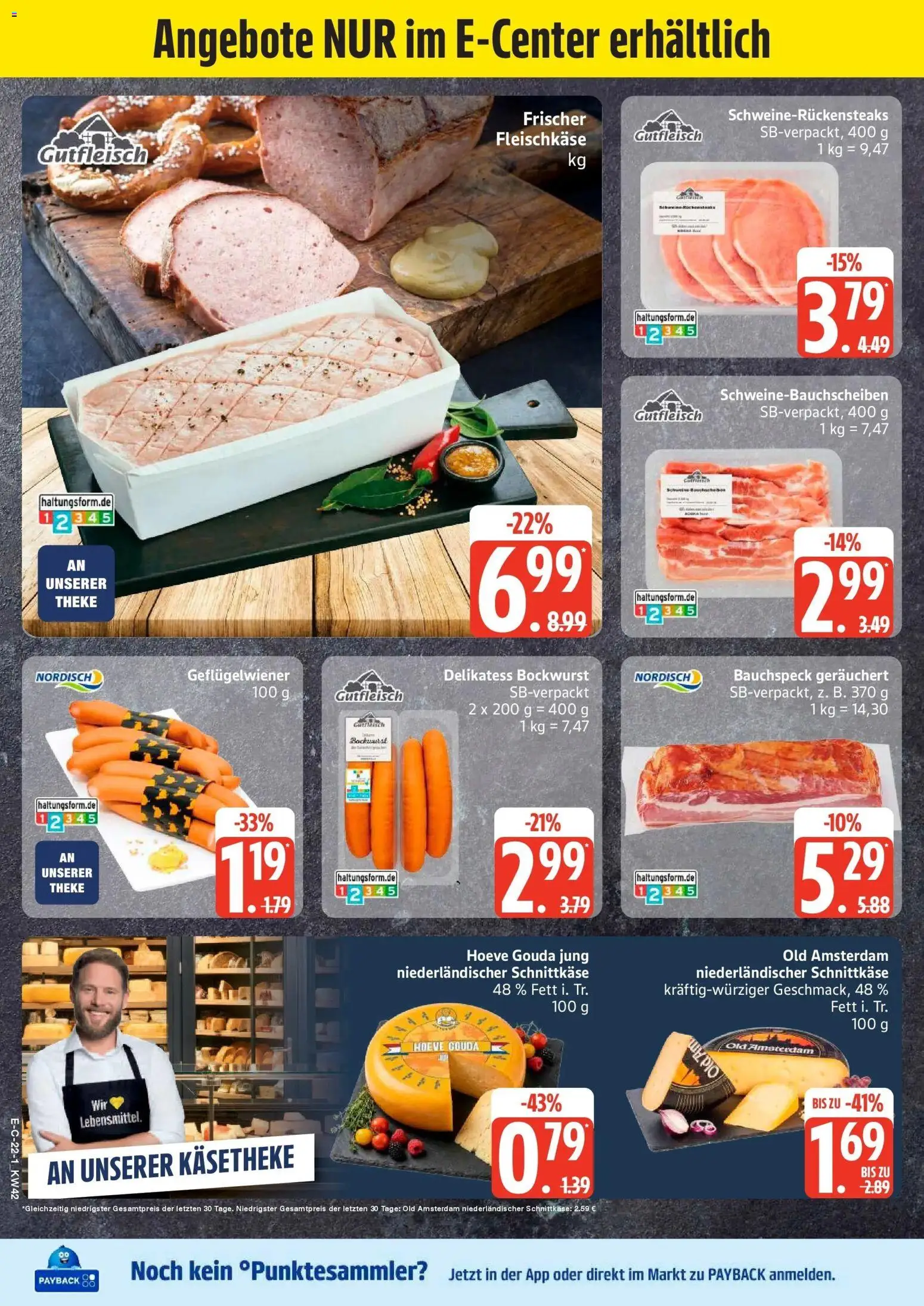 Edeka Prospekt Bremervörde (ab 12.10.2026) » Angebote Online | Seite: 32 | Produkte: Bockwurst, Theke, Gouda