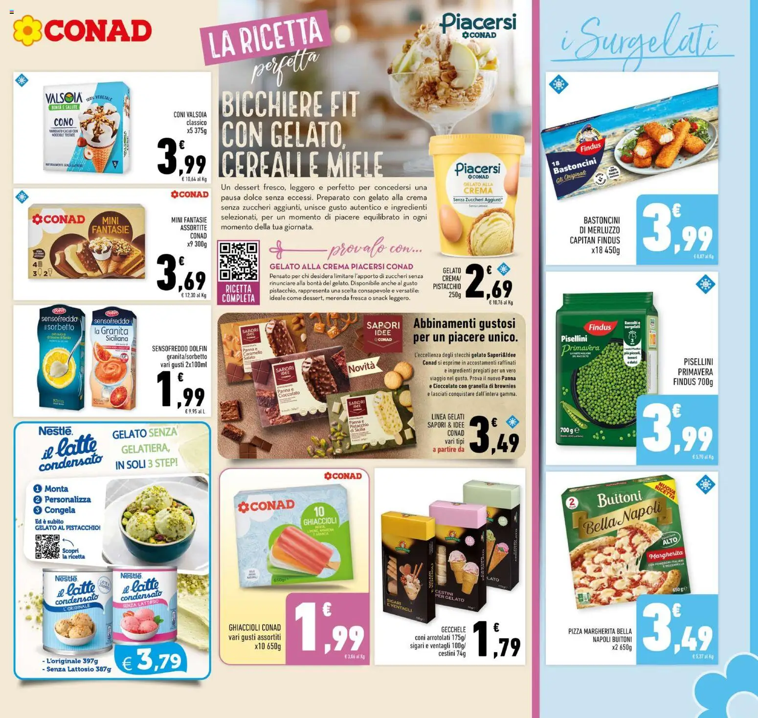 Volantino Conad del 01/07/2026 | Pagina: 11 | Prodotti: Panna, Latte, Nocciole, Miele