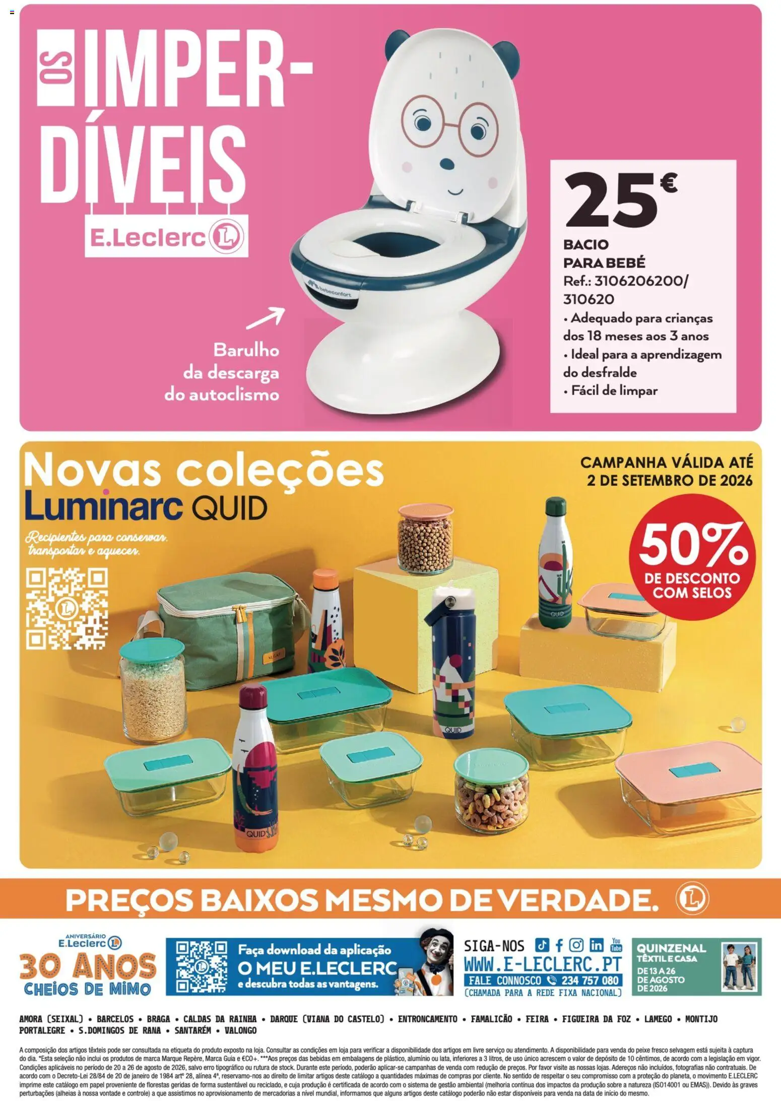 E.Leclerc folheto │ válido de 20/08/2026 | Página: 36 | Produtos: Faca, Bebidas, Peixe