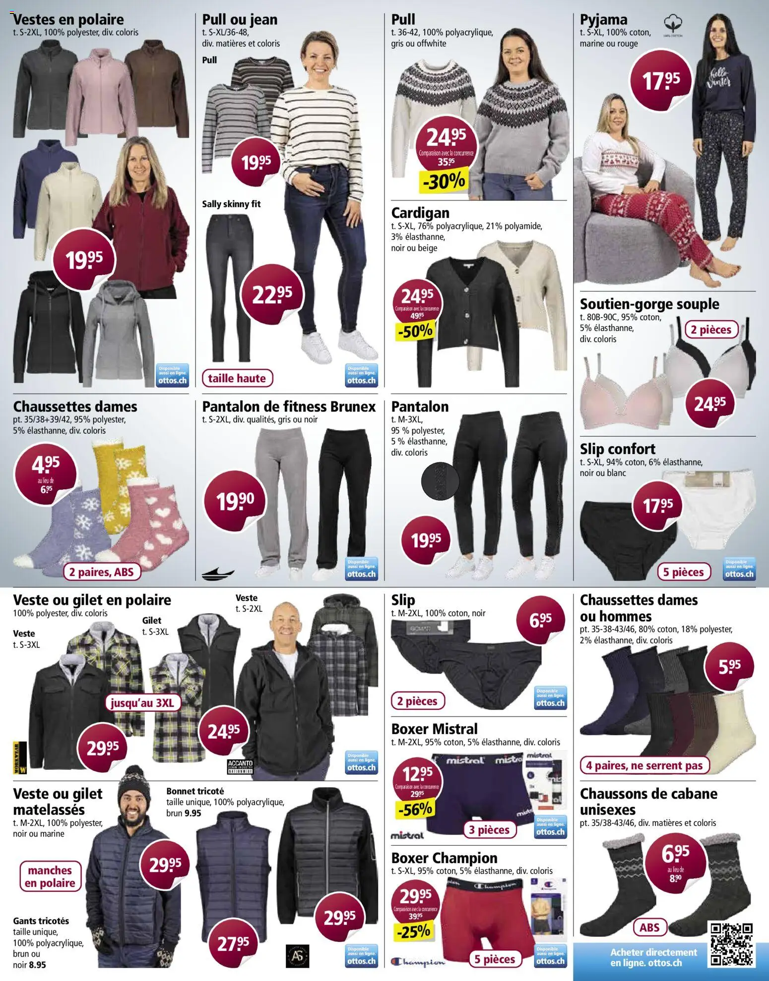 Otto's aktionen FR – gültig ab 21.10.2026 | Seite: 7 | Produkte: Cardigan, Rouge, Pyjama, Slip