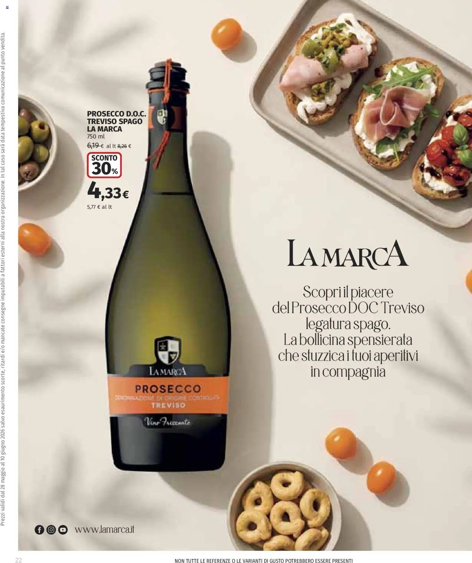 Volantino COOP del 28.05.2026 | Pagina: 22 | Prodotti: Prosecco, Data