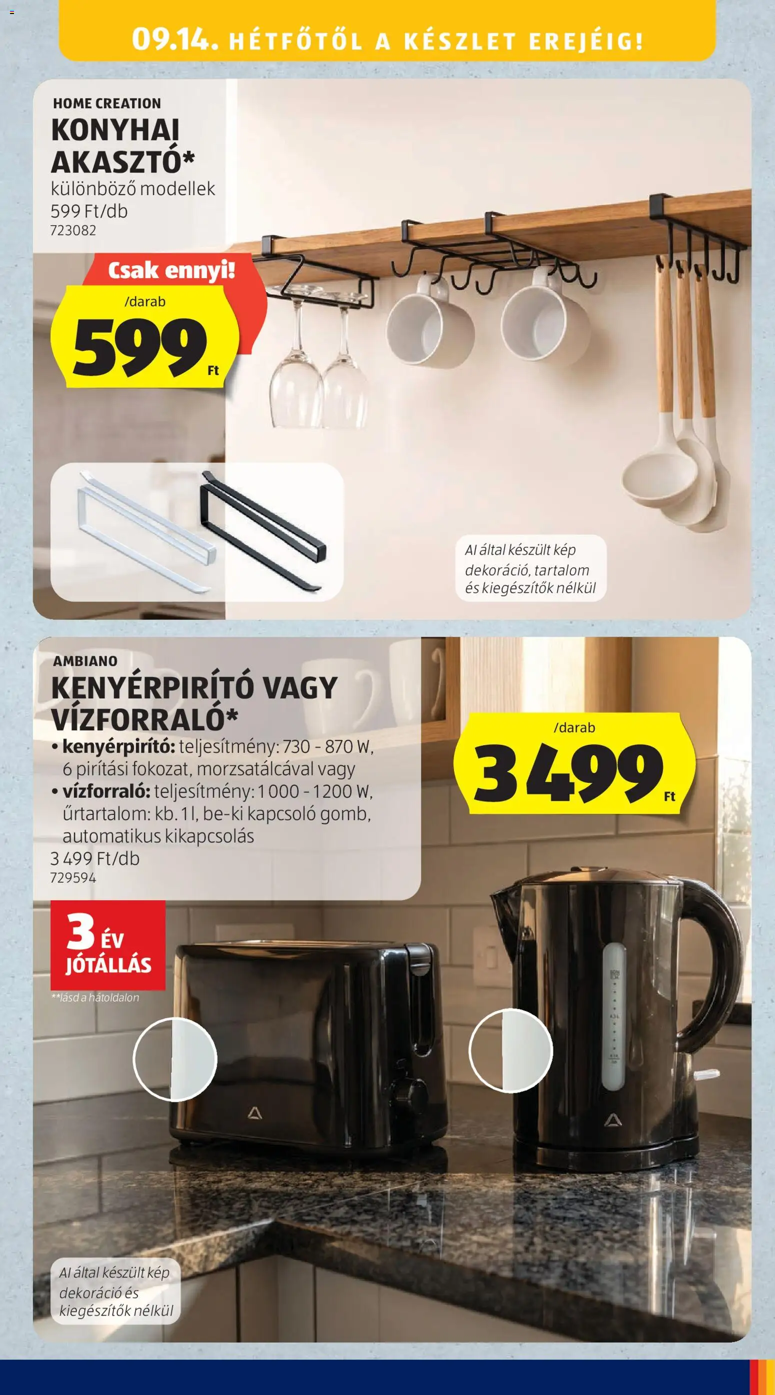 Aldi akciós ujság - amely érvényes a következő dátumtól: 2026.09.10. | Oldal: 45