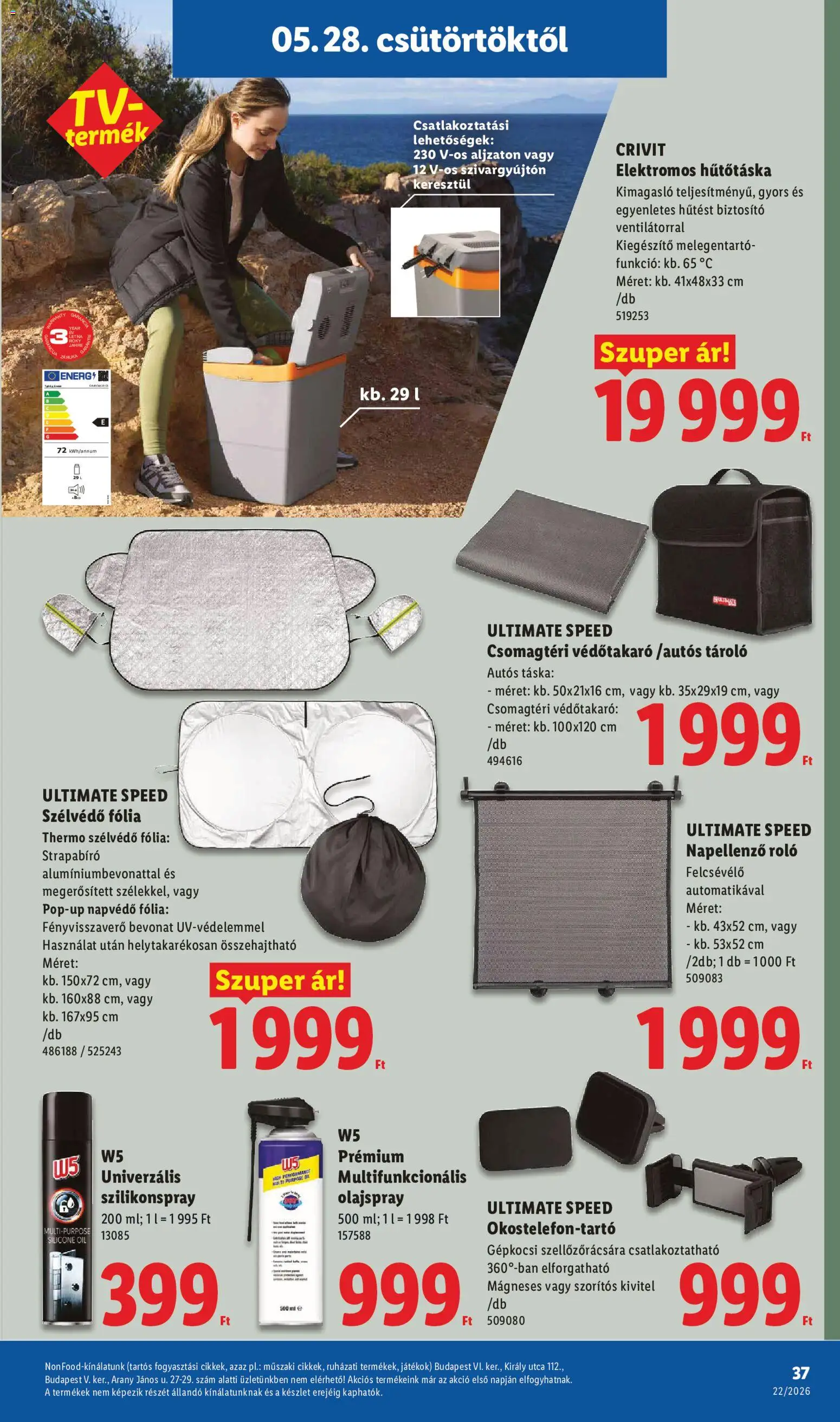 Lidl akciós ujság - amely érvényes a következő dátumtól: 28.05.2026 | Oldal: 37