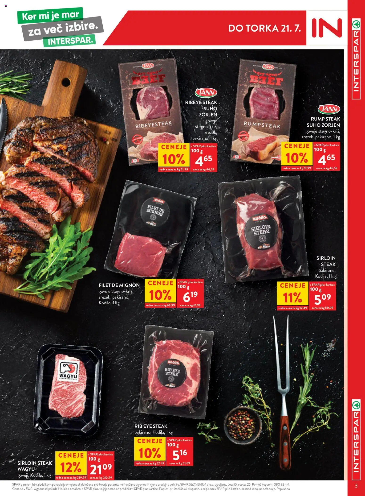 Novi Spar katalog ponudbe – veljaven od 15.07.2026 | Stran: 3