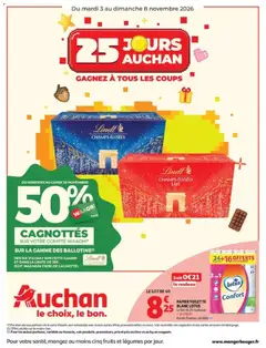 Auchan - Prévisualisation de Auchan 25 jours 2 hypers valide à partir de 03/11/2026