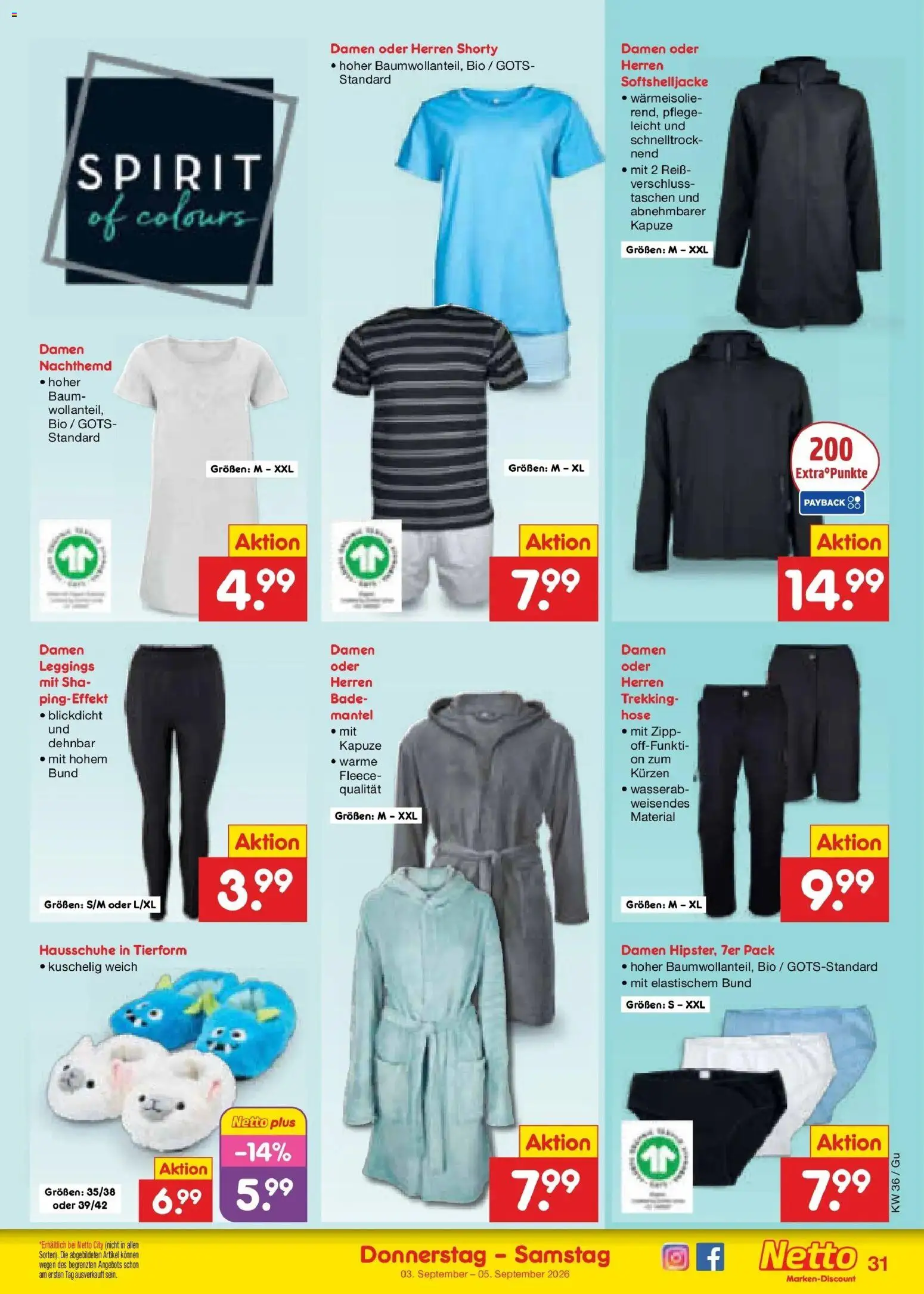 Netto Marken-Discount Prospekt Machern – gültig ab 31.08.2026 | Seite: 41 | Produkte: Taschen, Mantel, Hose, Leggings