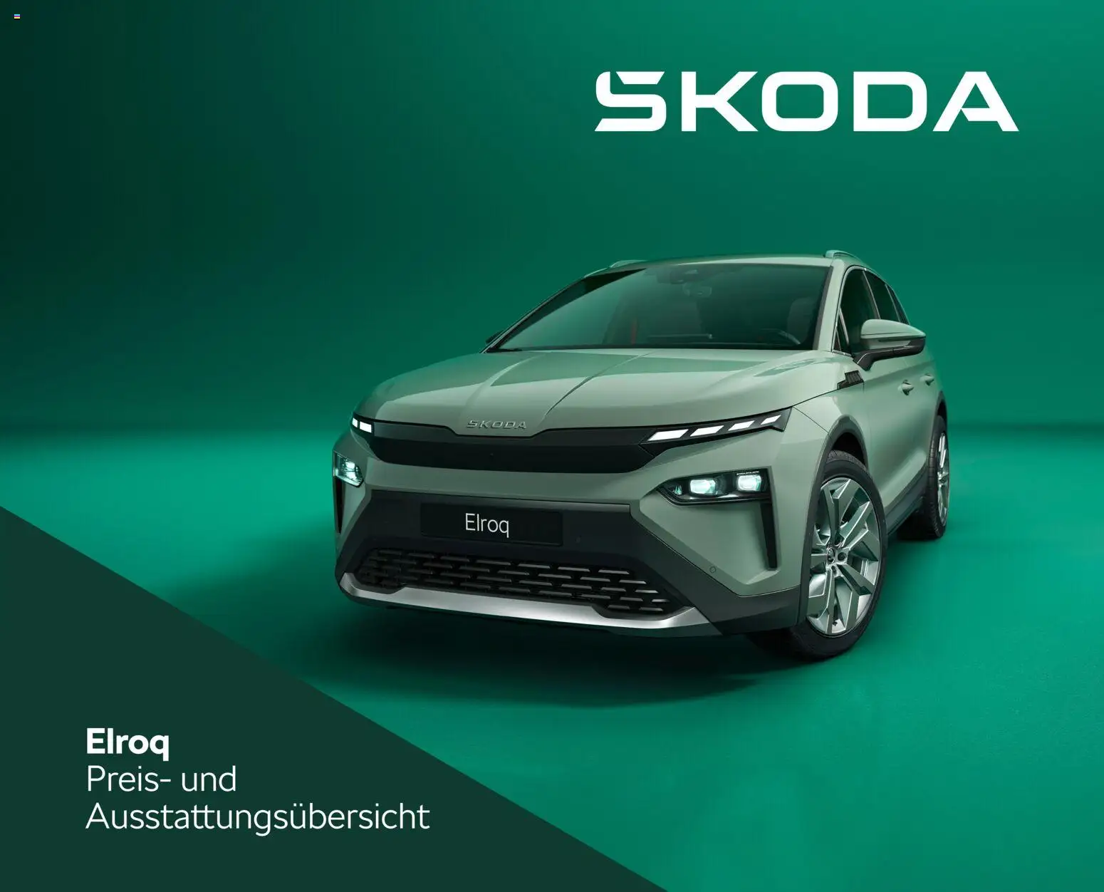 Škoda Elroq Preisliste – gültig ab 10.09.2025 | Seite: 1
