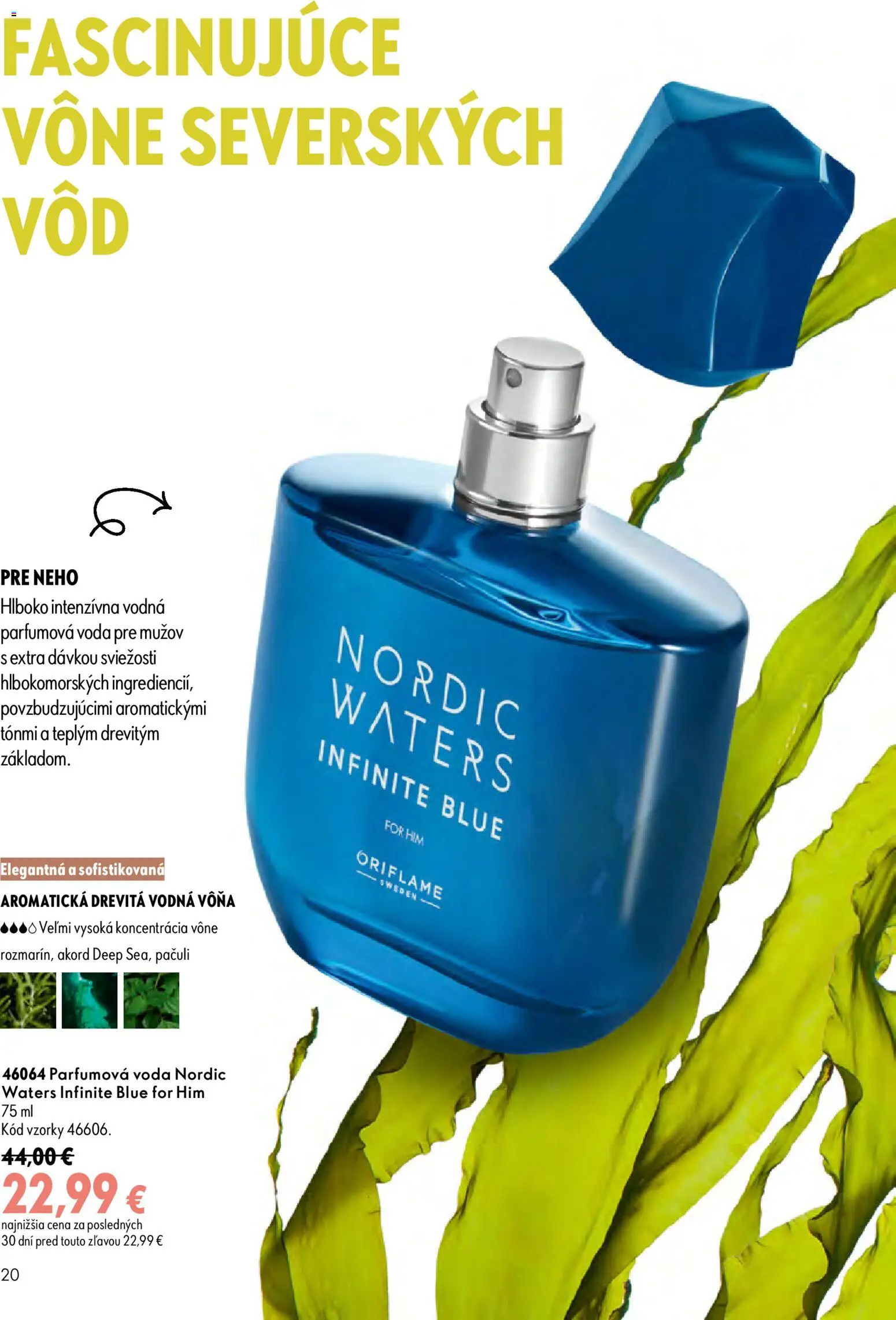 Nové Oriflame akcie – leták je platný od 29.07.2026 | Strana: 20 | Produkty: Voda