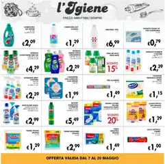 Anteprima del volantino Coal volantino èccoMi Cesena valido a partire dal 07.05.2026 | Pagina: 26 | Prodotti: Candeggina, Guanti, Lavastoviglie, WC