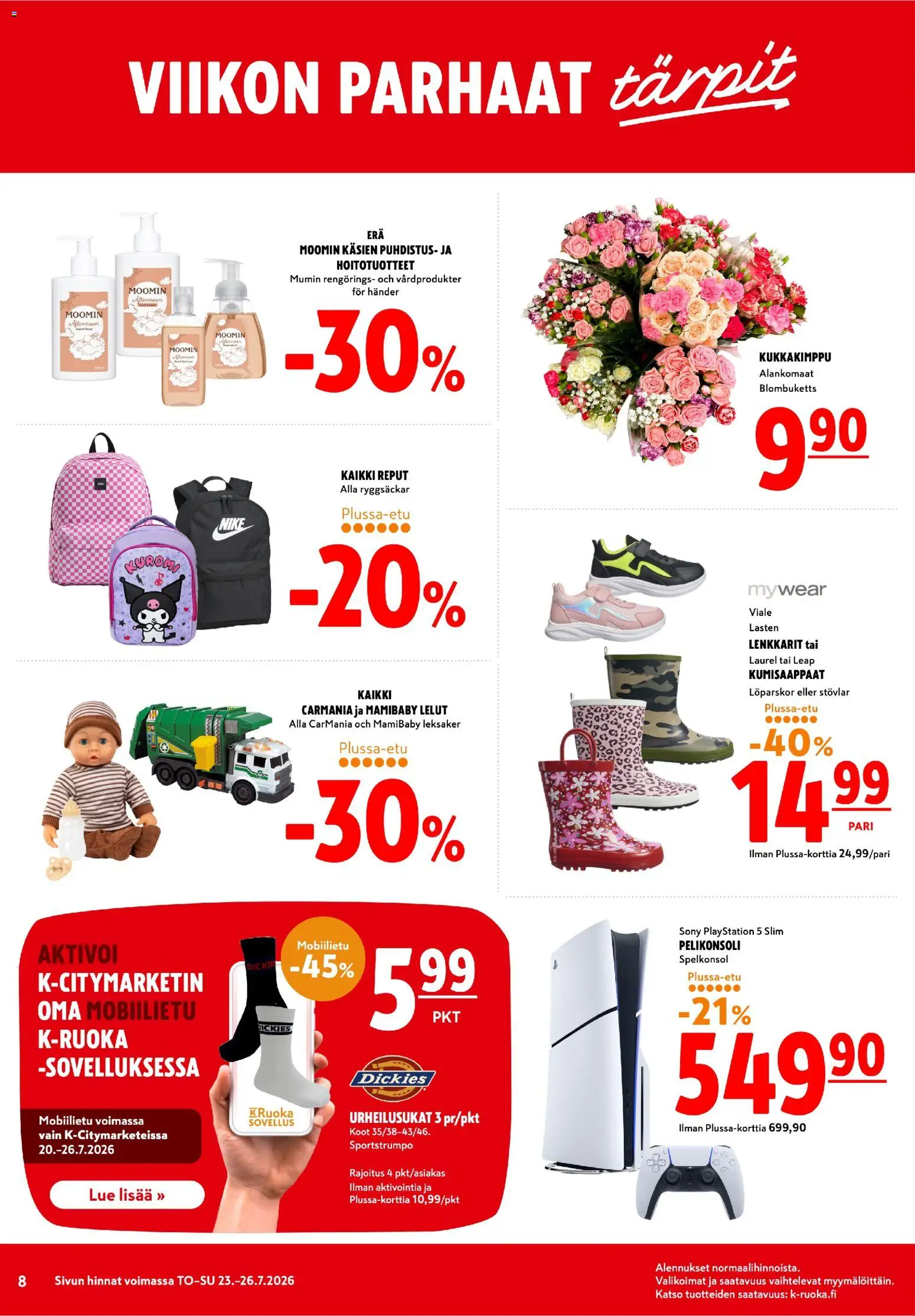 K-Citymarket tarjoukset – voimassa 23/07/2026 alkaen | Sivu: 8