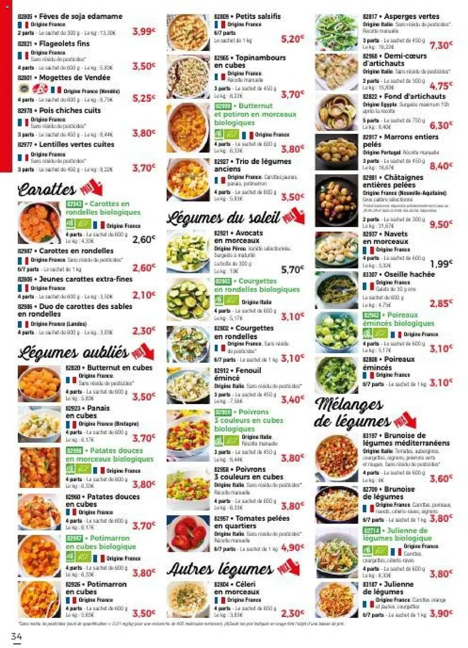{H1} | Page: 40 | Produits: Potiron, Salsifis, Edamame, Butternut