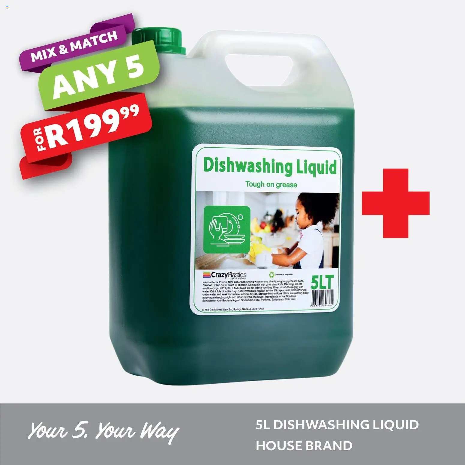 New Crazy Plastics catalogue – valid from 28/07/2026 | Page: 2 | Products: Water, Dishwashing liquid