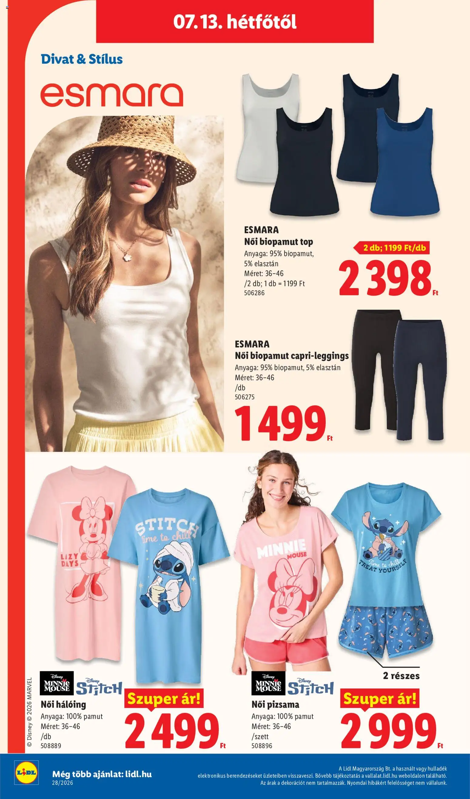 Lidl akciós ujság - amely érvényes a következő dátumtól: 2026.07.09. | Oldal: 22