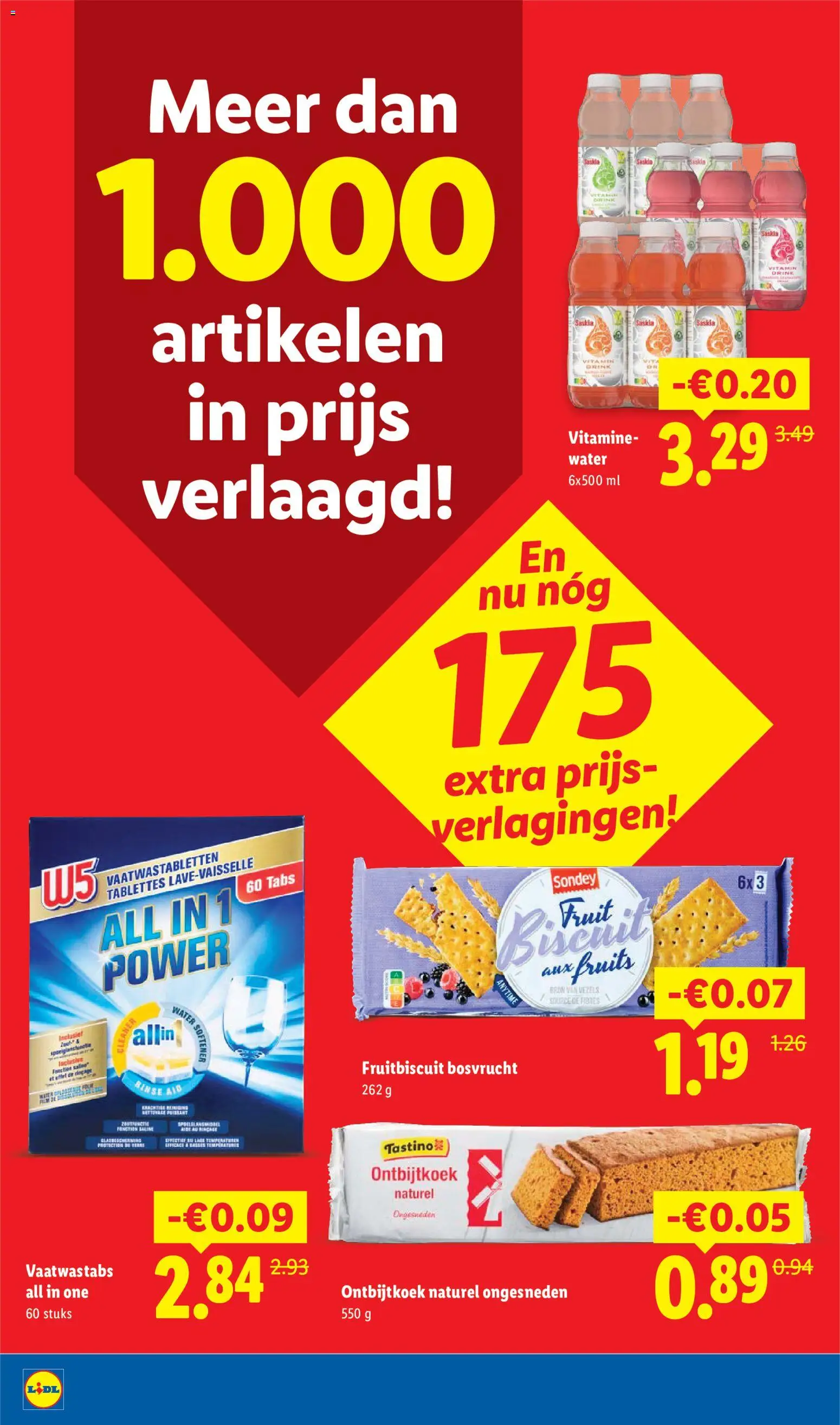 {H1} | Pagina: 29 | Producten: Vaatwastabletten, Cake, Zout, Water