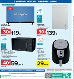 Anteprima del volantino Carrefour volantino Market - Prezzi imbattibili - Roma valido a partire dal 30.03.2026 | Pagina: 4 | Prodotti: Microonde, smart TV, Compressore, TV