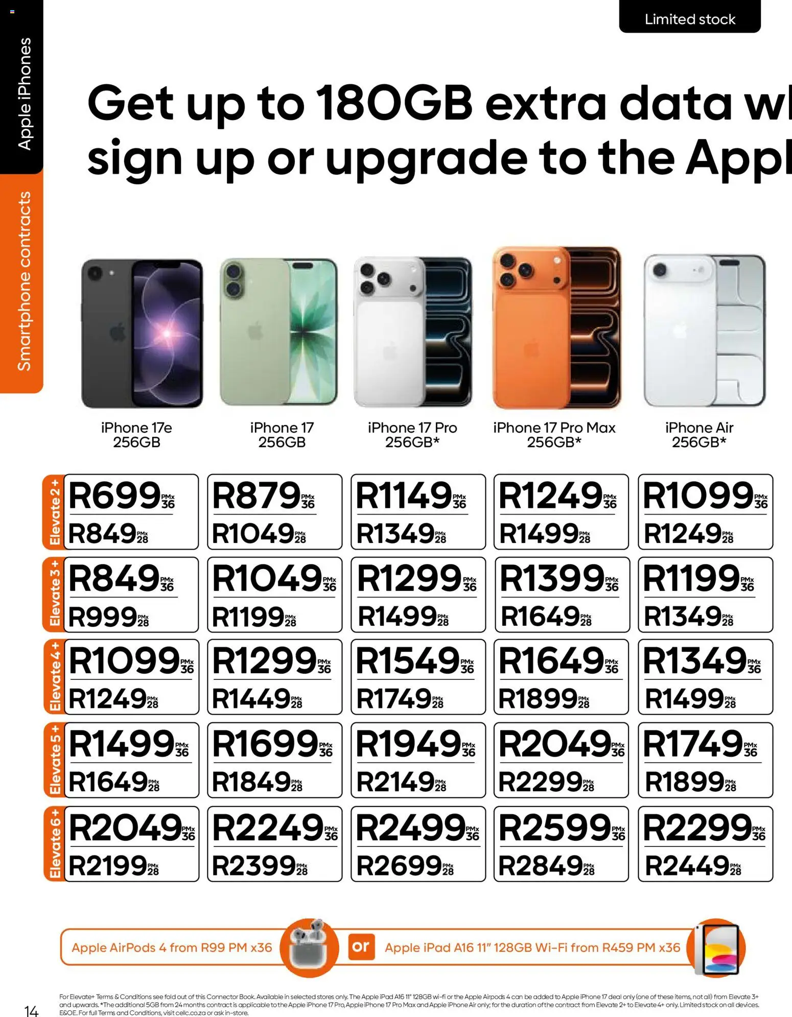 New Cell C catalogue – valid from 11/08/2026 | Page: 16