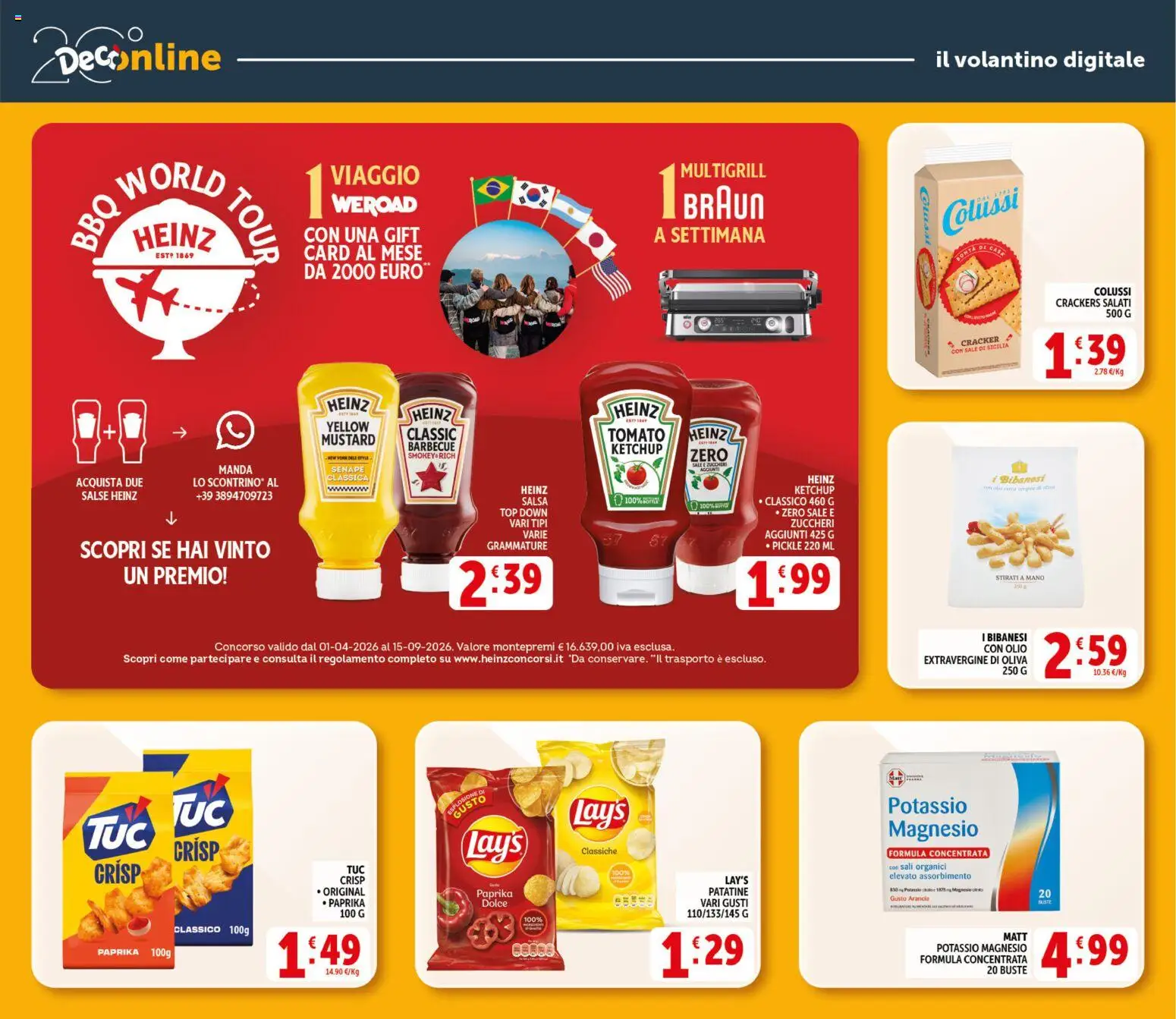 Volantino Decò del 20.05.2026 | Pagina: 33 | Prodotti: Olio, Top, Crackers, Senape