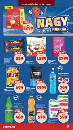 NESCAFÉ 3IN1 GIGA PACK*, classic 30 x 15,5 g - amely érvényes a következő dátumtól: 2026.10.08. | Oldal: 10