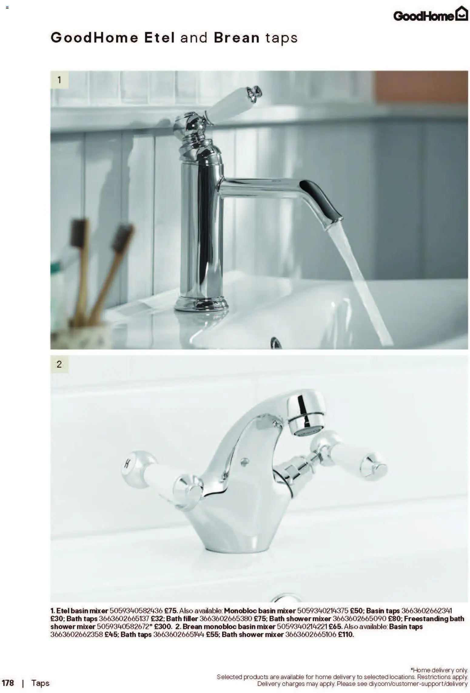 {H1} | Page: 178 | Products: Bath, Shower, Mixer