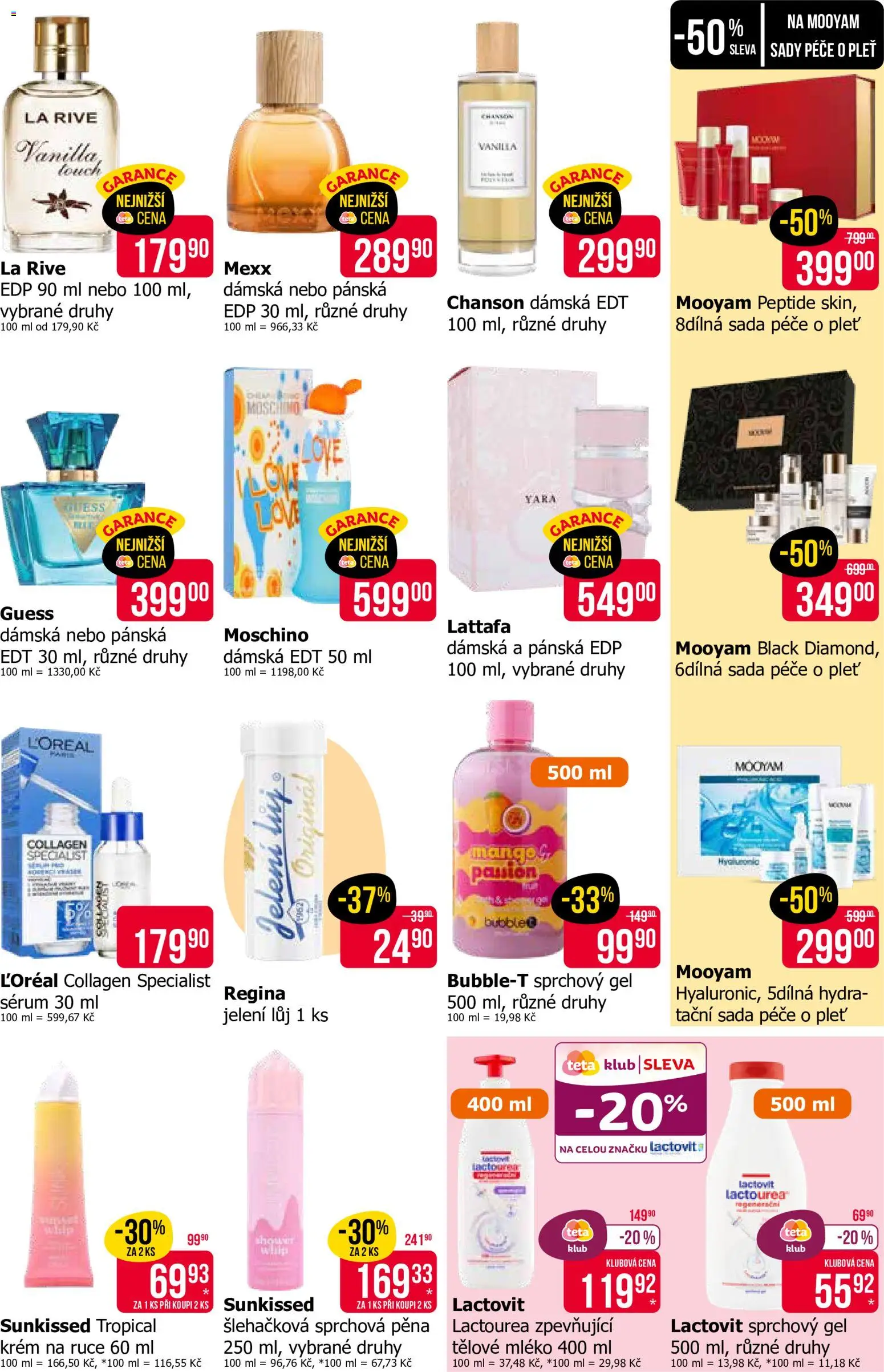 TETA Drogerie leták od 24.09.2026 | Strana: 6 | Produkty: Krém na ruce, Mléko, Sérum, Lactovit