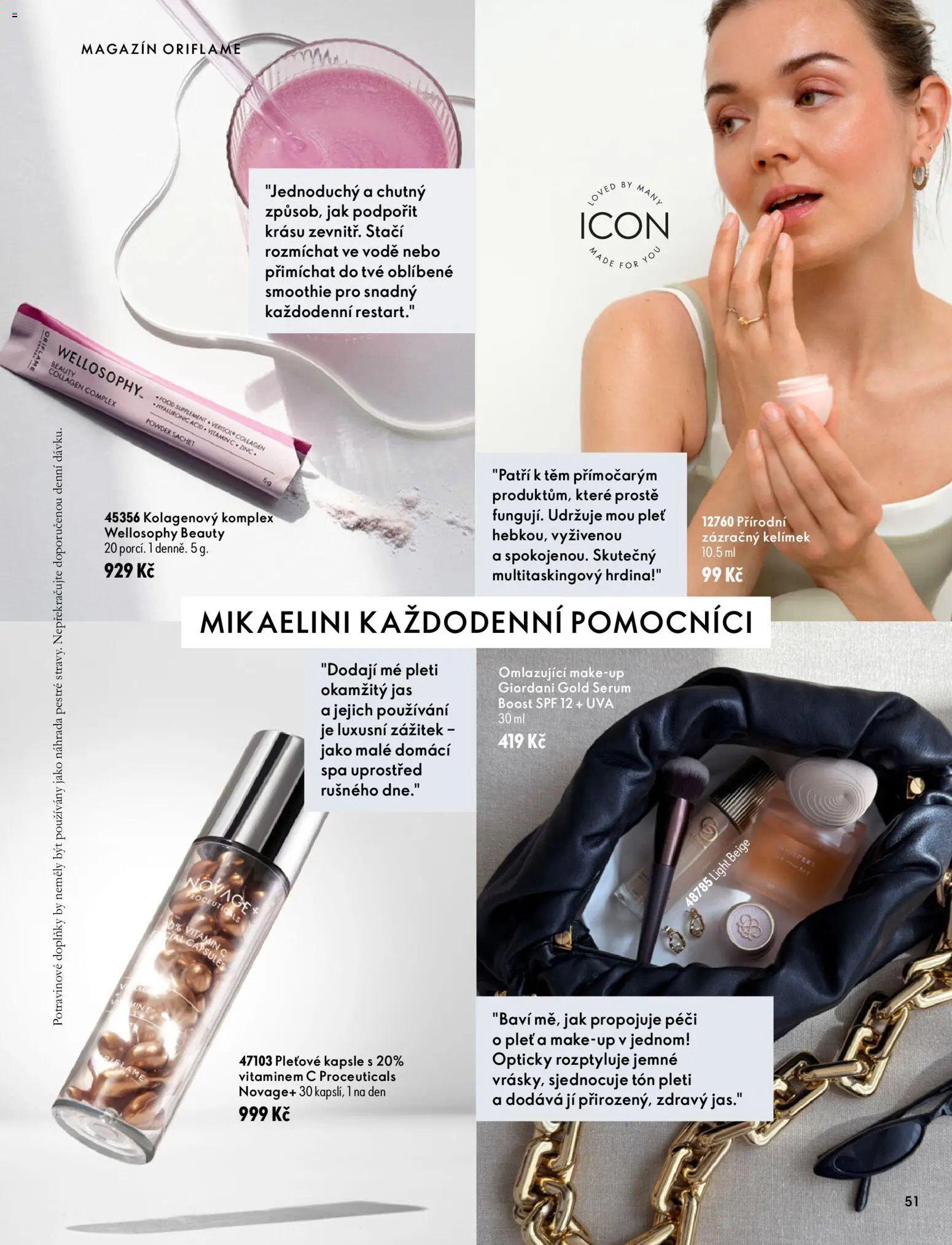 Oriflame katalog Novage+ Proceuticals od 30.09.2026 | Strana: 51 | Produkty: Vitamin c, Sérum, Kapsle, Smoothie
