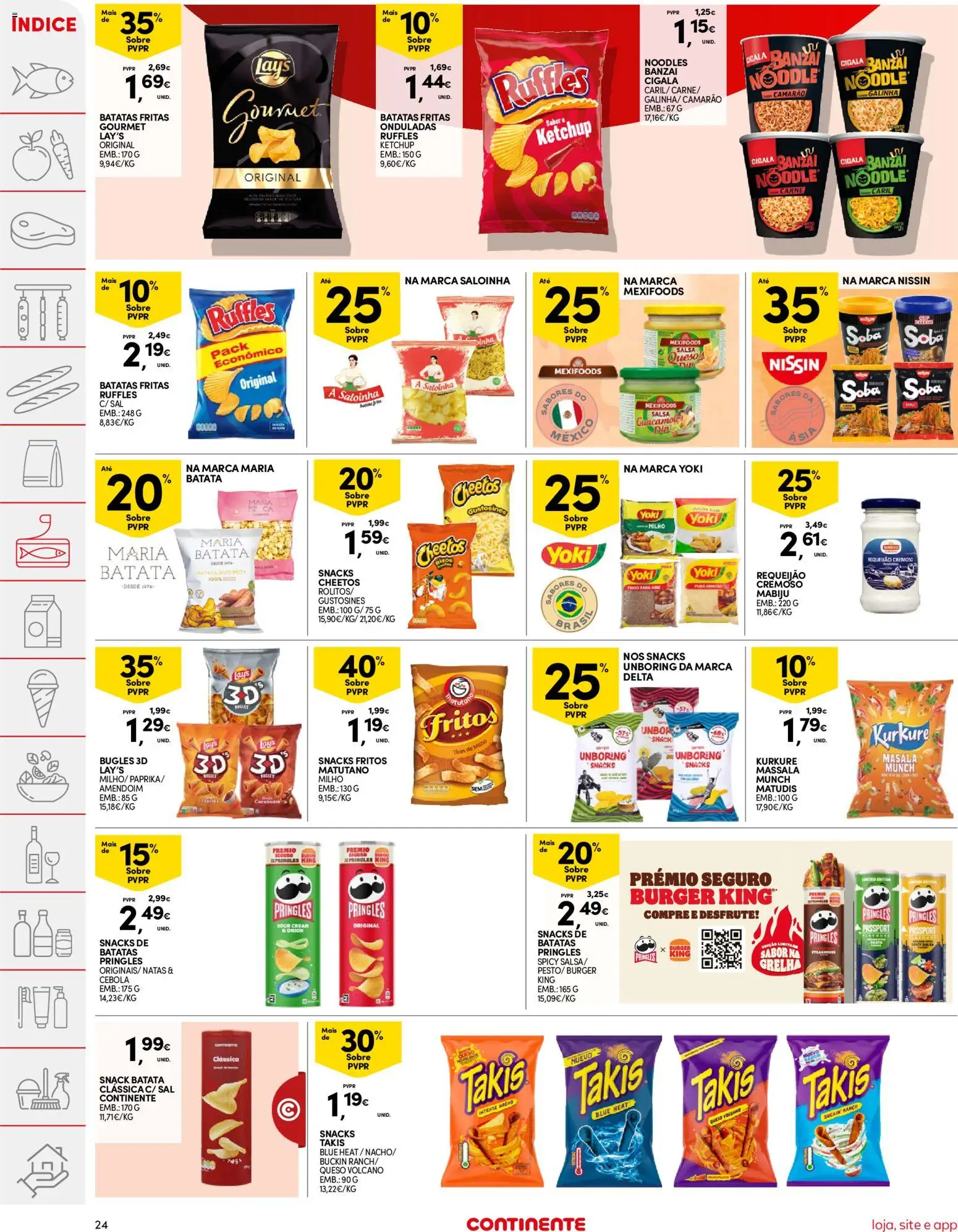 Continente folheto │ válido de 20/10/2026 | Página: 24 | Produtos: Cebola, Requeijão, Carne, Milho
