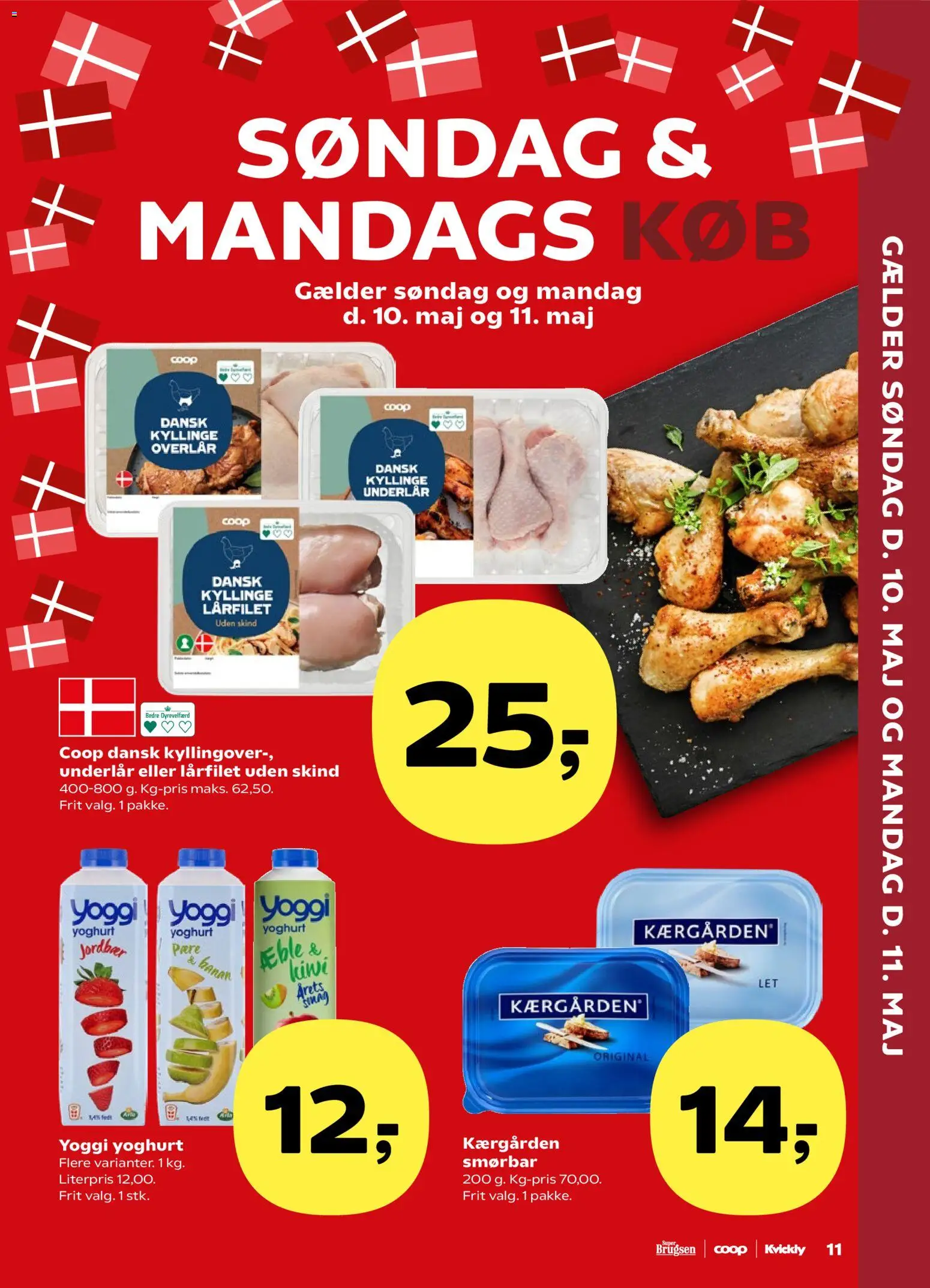 Super Brugsen tilbudsavis – gyldig fra 08.05.2026 | Side: 13 | Produkter: Yoghurt, Jordbær, Kiwi