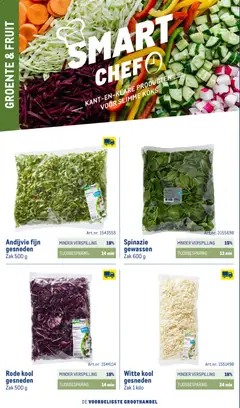Makro folder - Smart chef - Voorbeeld van een folder van Makro, geldig van 01-11-2026 | Pagina: 56 | Producten: Kool, Witte kool, Zak, Fruit