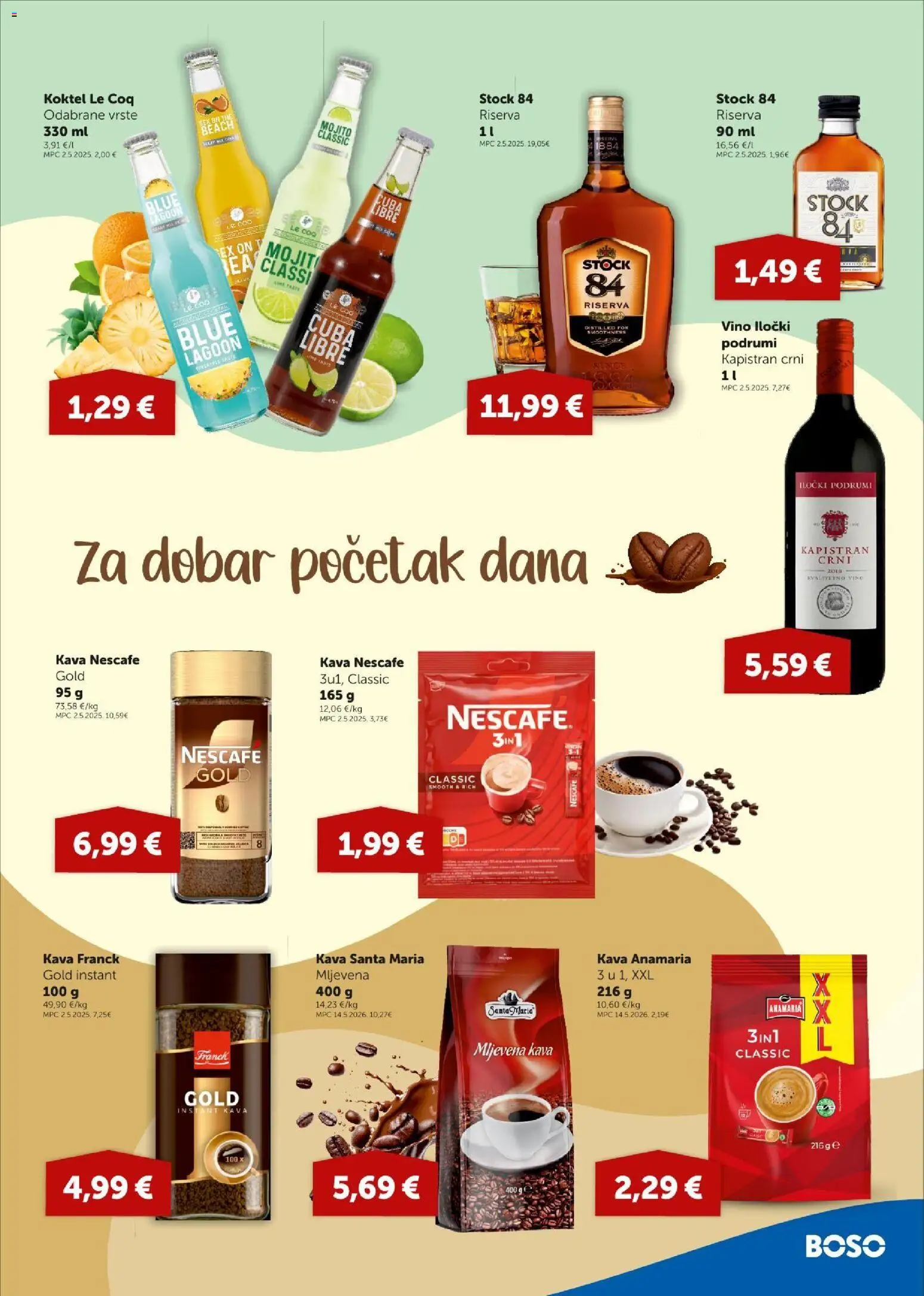 Boso katalog | vrijedi od 30.07.2026 | Stranica: 11 | Proizvodi: Nescafe, Kava, Vino