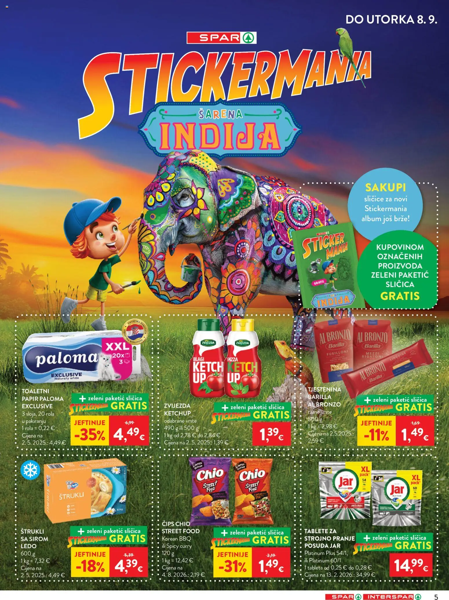 Interspar katalog | vrijedi od 02.09.2026 | Stranica: 6 | Proizvodi: Čips, Jar, Curry, Barilla