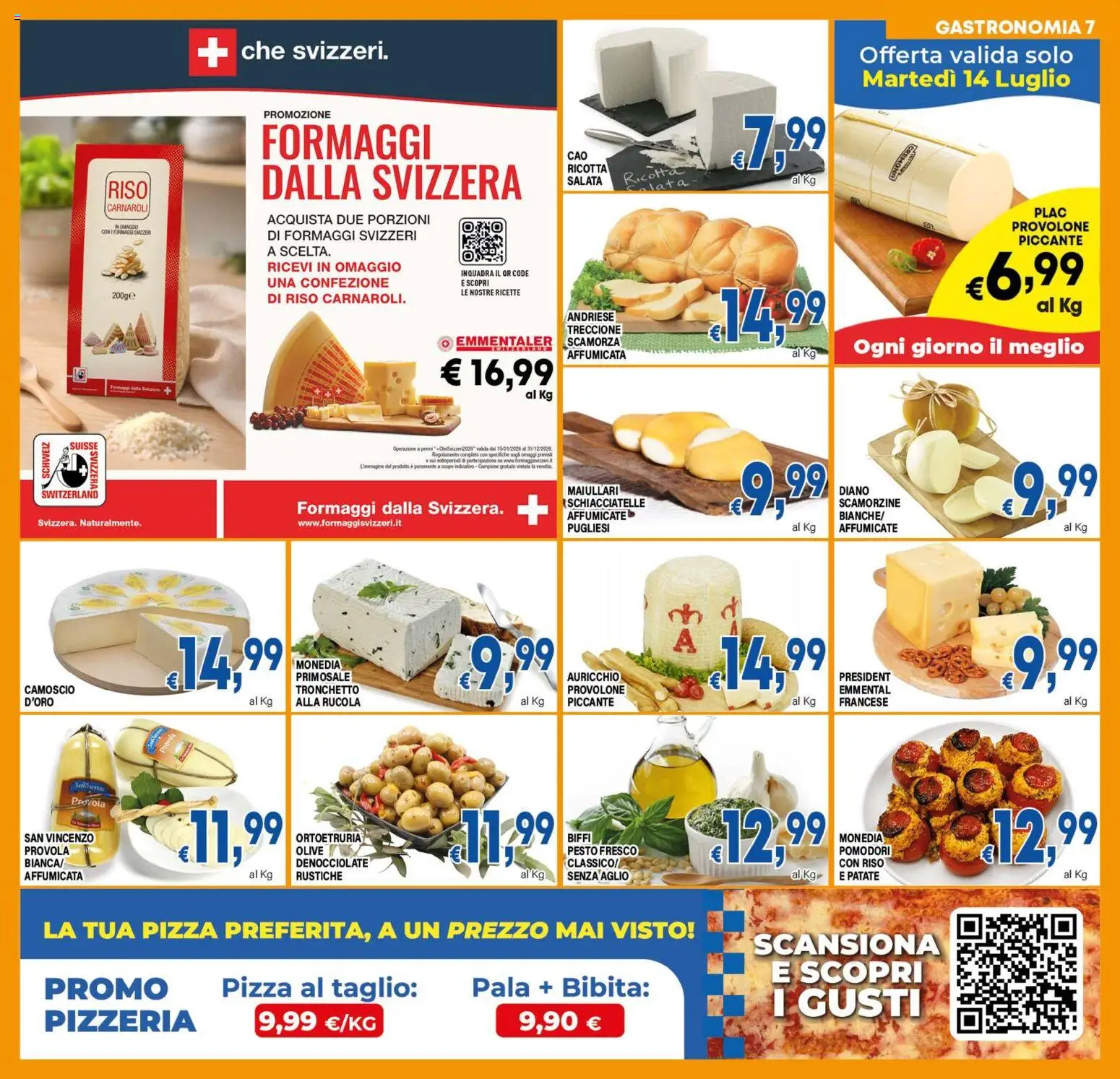 Volantino DEM del 10/07/2026 | Pagina: 7 | Prodotti: Provolone, Aglio, Bibita, Emmental