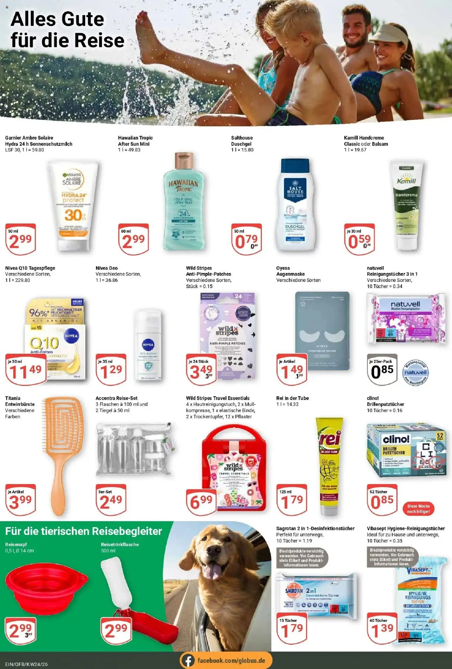 Globus Prospekt Homburg-Einöd – gültig ab 08.06.2026 | Seite: 26 | Produkte: Handcreme, Duschgel, Reinigungstücher, Augenmaske