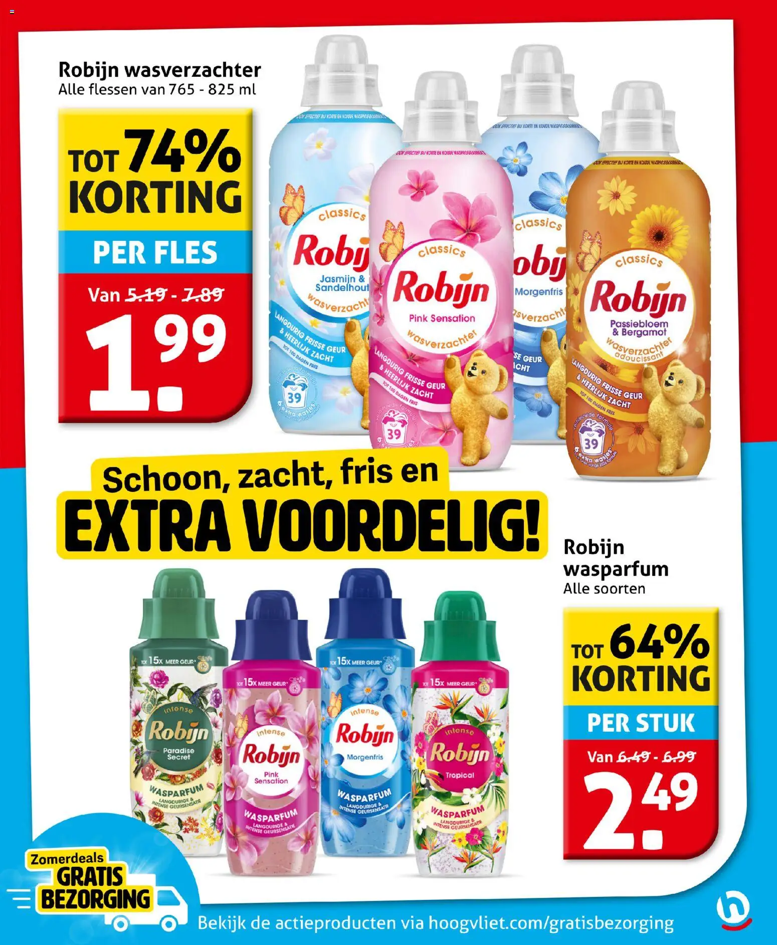 {H1} | Pagina: 25 | Producten: Wasverzachter, Robijn, Fles, Geur
