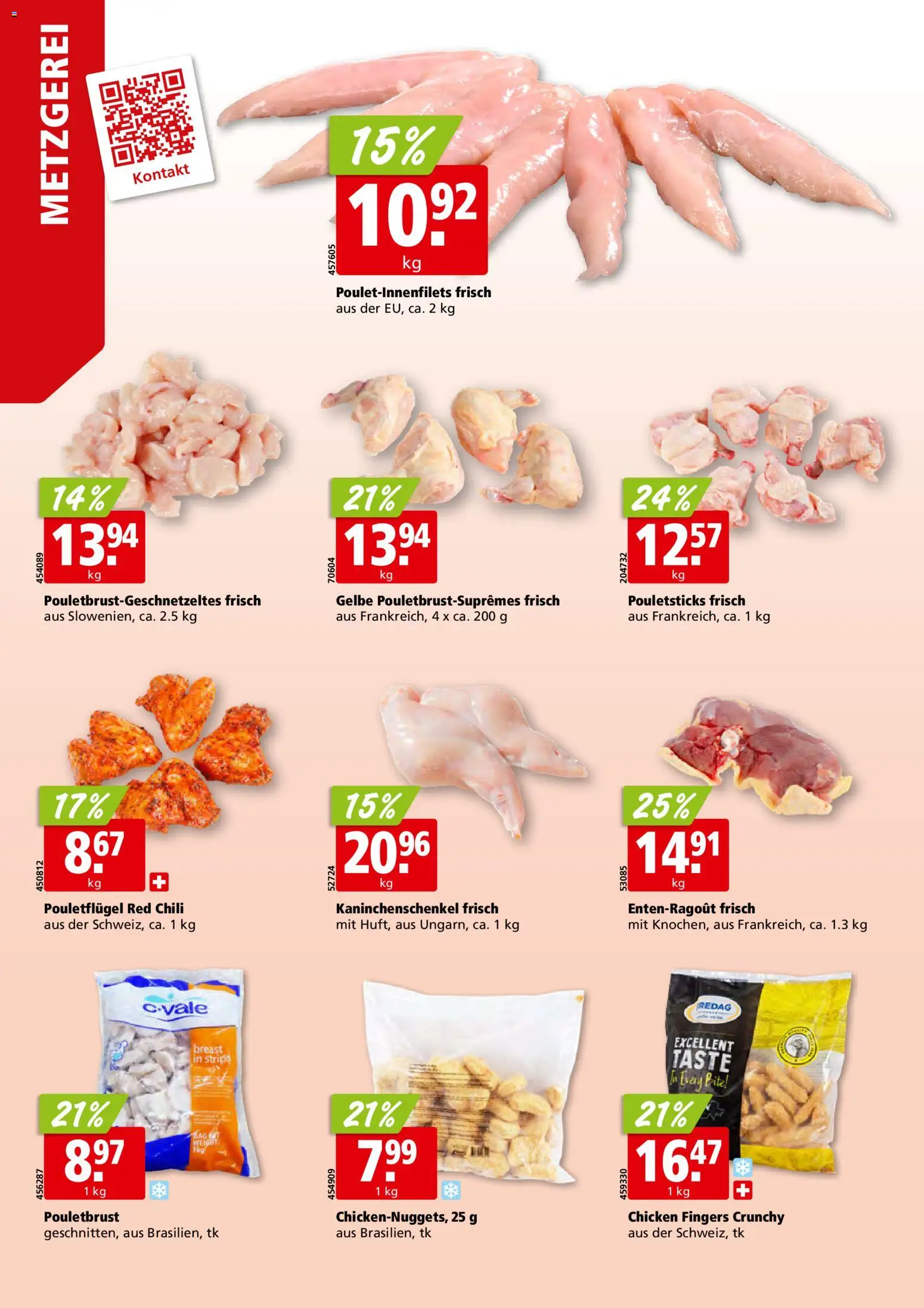 Aligro aktionen Schlieren, Gossau SG, Frauenfeld, Rapperswil-Jona, Sargans, Bern – gültig ab 10.08.2026 | Seite: 6 | Produkte: Pouletbrust, Chili