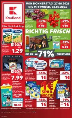 Kaufland Prospekt Hamburg ab 27.08.2026 gültig