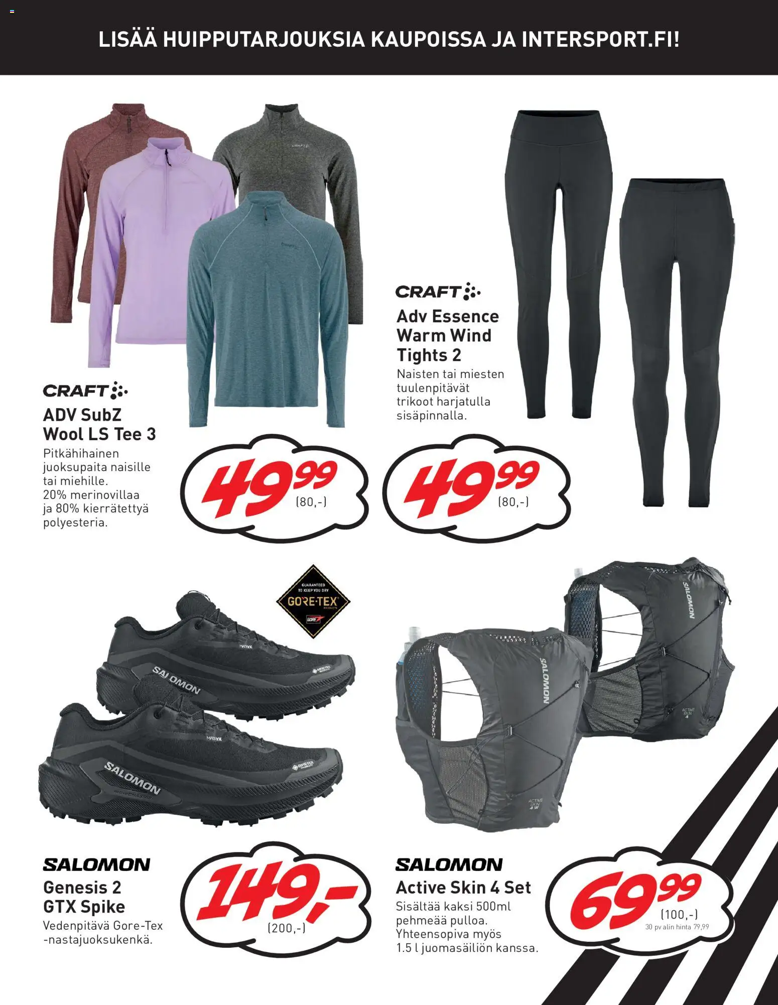 Intersport tarjoukset – voimassa 27/10/2026 alkaen | Sivu: 9 | Tuotteet: Tee, Trikoot