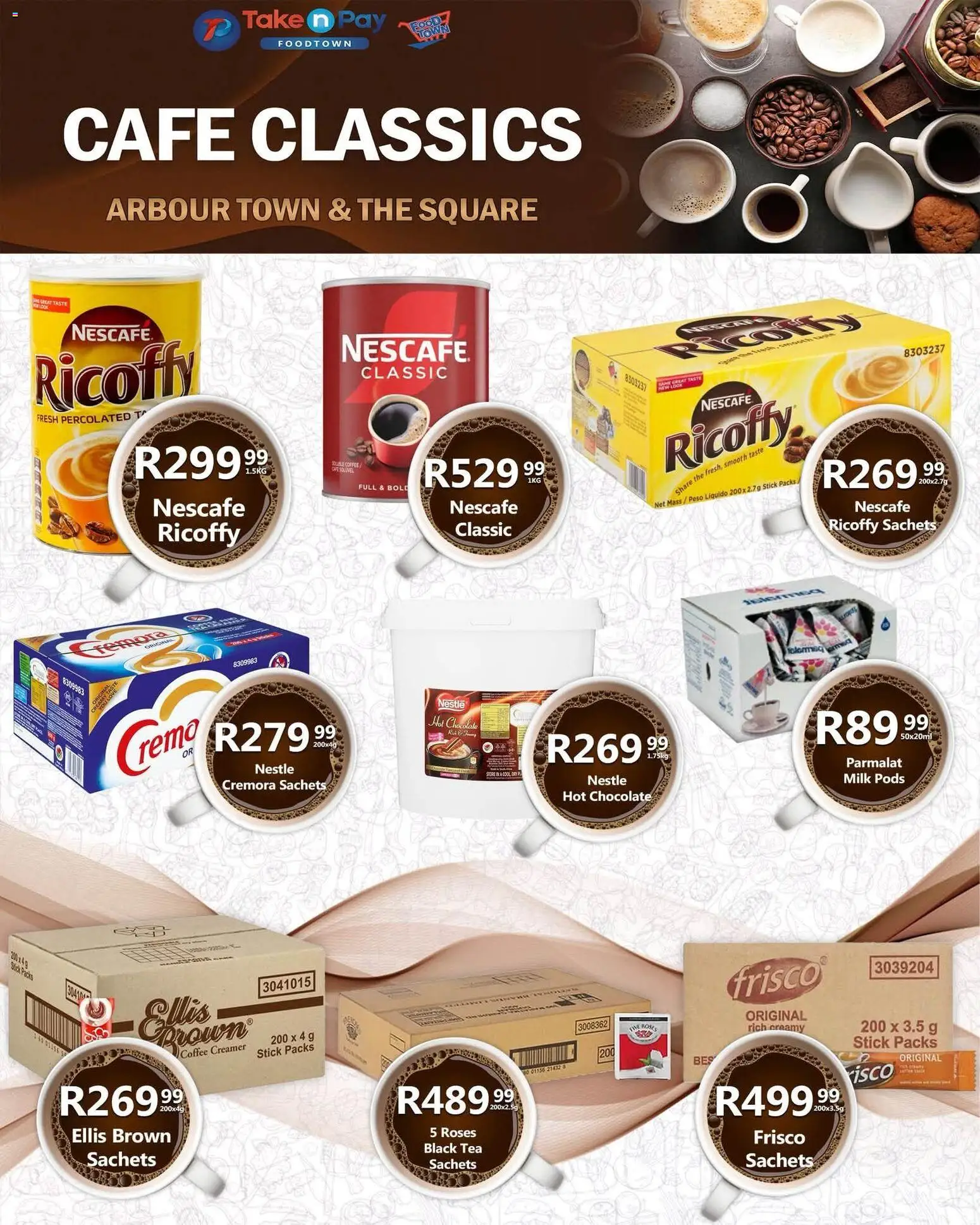 New Take n Pay catalogue – valid from 21/09/2026 | Page: 14 | Products: Hot chocolate, Milk, Chocolate, Tea