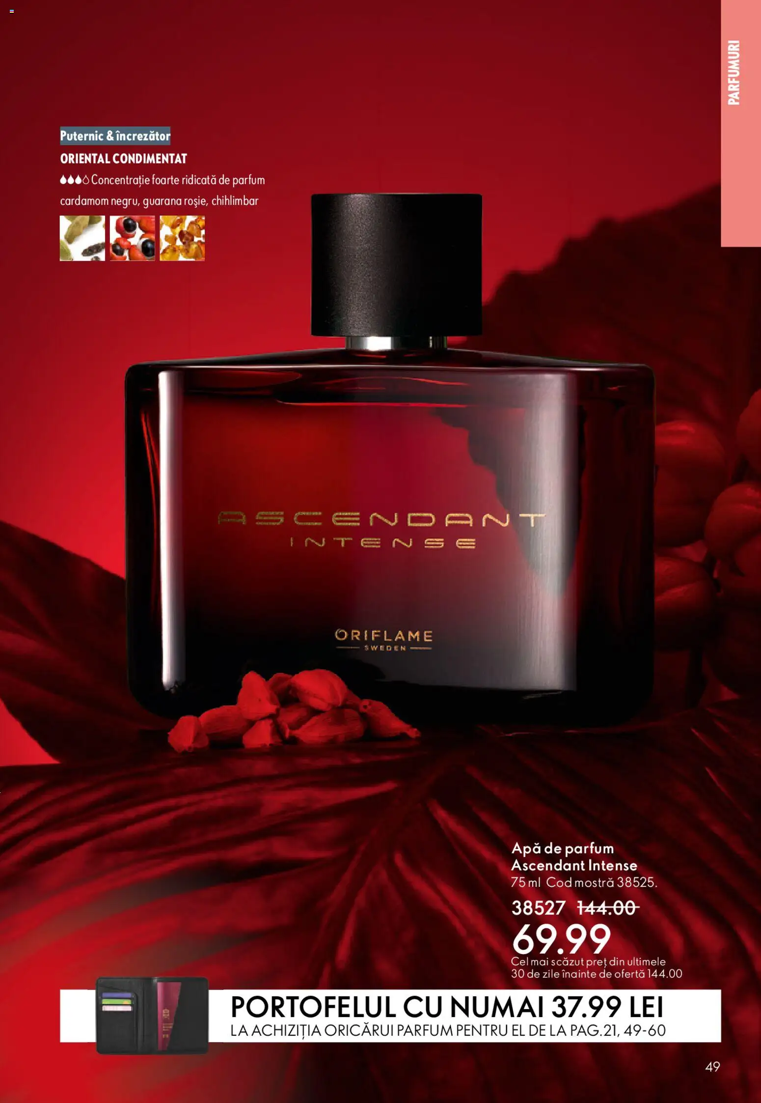 Noul catalog Oriflame – valabil de la 27.05.2026 | Pagină: 49 | Produse: Apă de parfum, Parfum, Apă