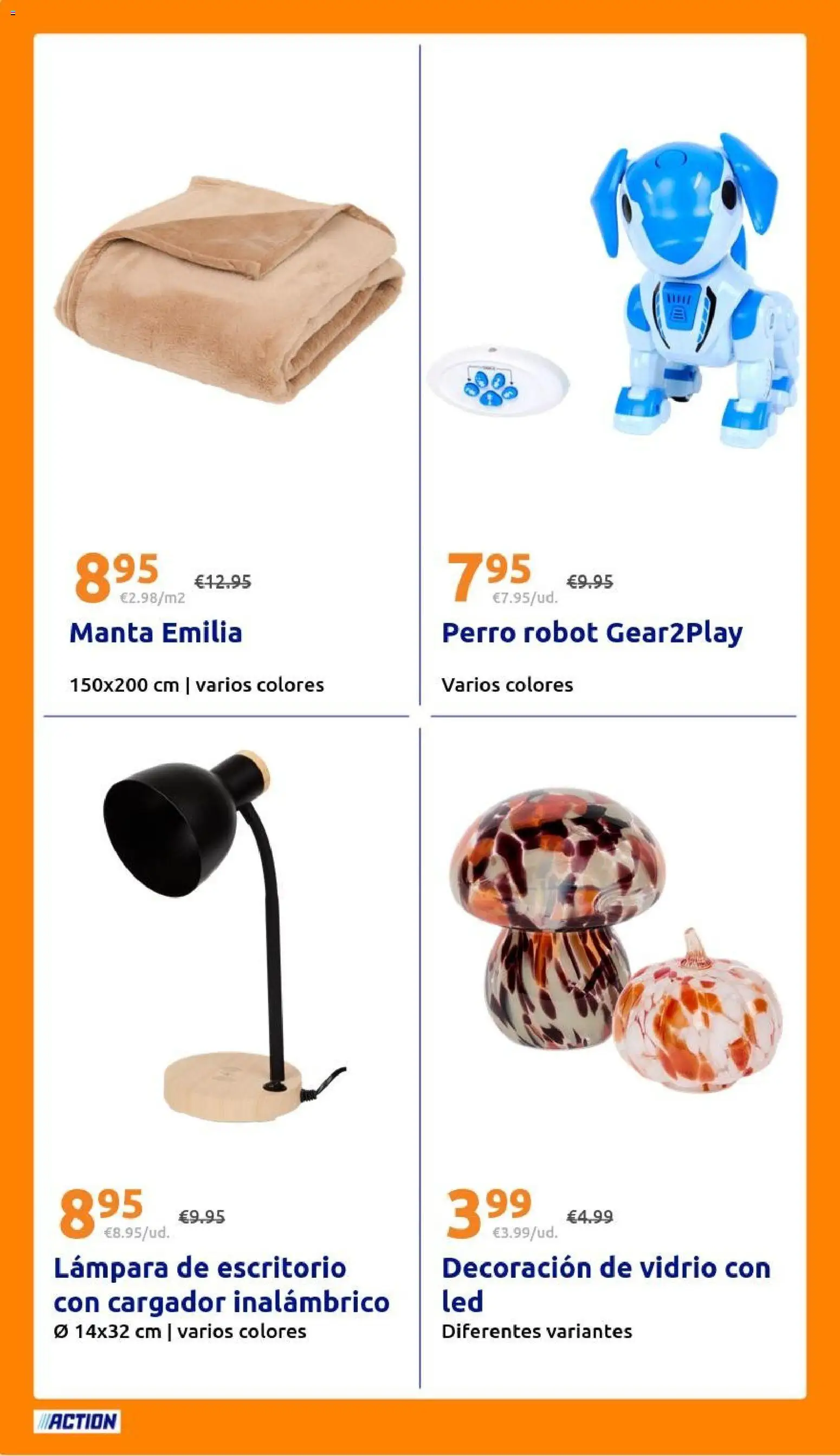 Action folleto │ válido desde el 26/08/2026 | Página: 24 | Productos: Lámpara de escritorio, Manta, Robot, Lámpara