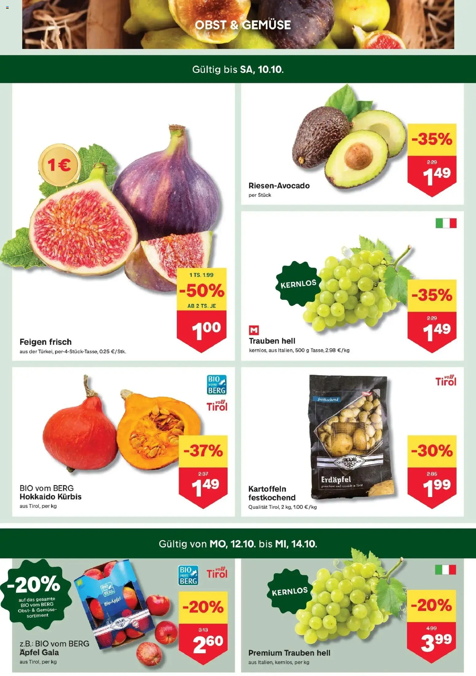 MPREIS Pfunds von 08.10.2026 - Aktuelle Angebote | Seite: 2 | Produkte: Kartoffeln, Gemüse, Kürbis, Äpfel