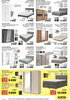 Náhled letáku Sconto nábytek leták od 17.06.2026 | Strana: 5 | Produkty: Nábytek, Matrace, Noční stolek, Skříň
