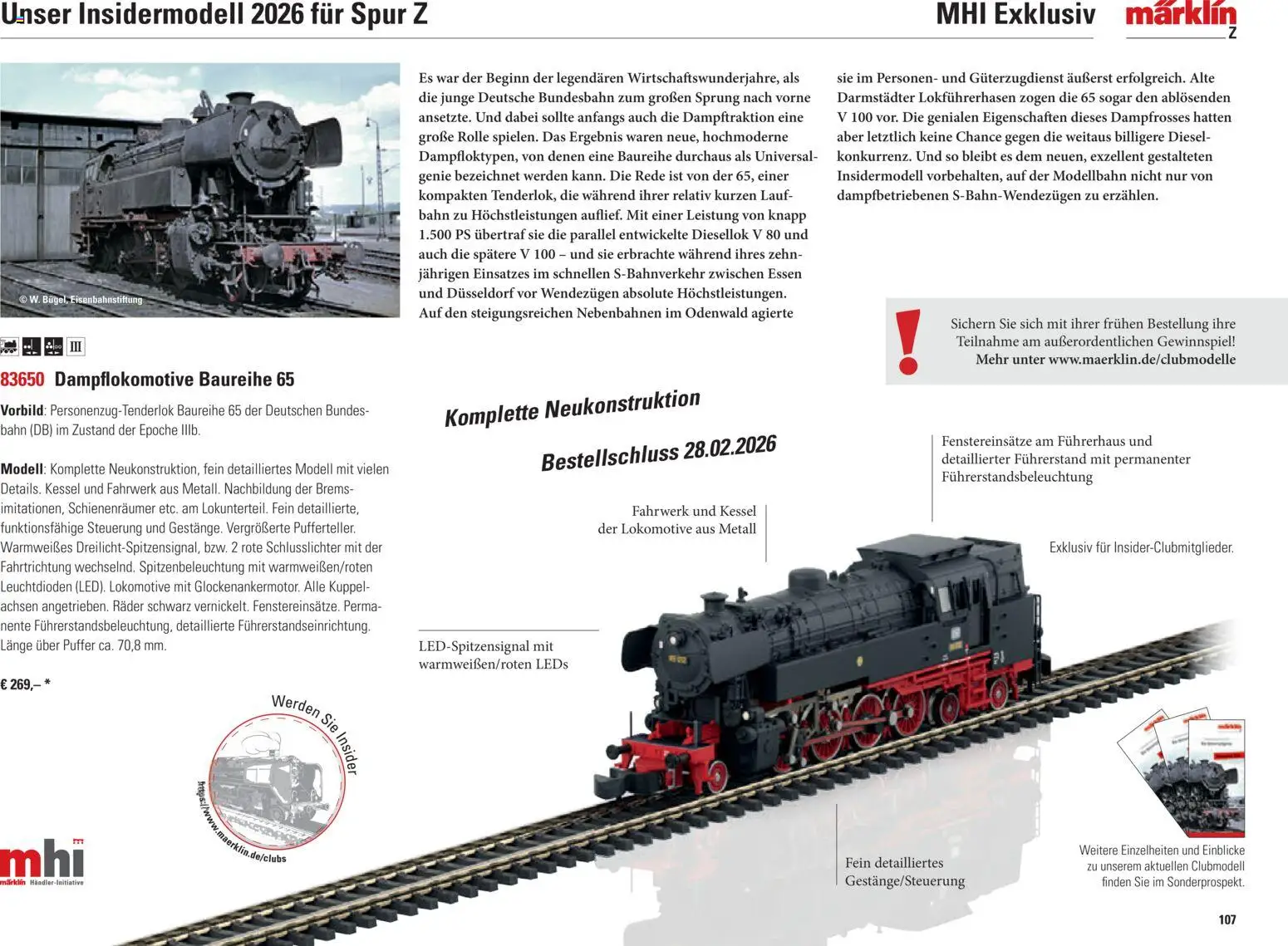 Conrad Märklin Katalog – gültig ab 01.01.2026 | Seite: 109