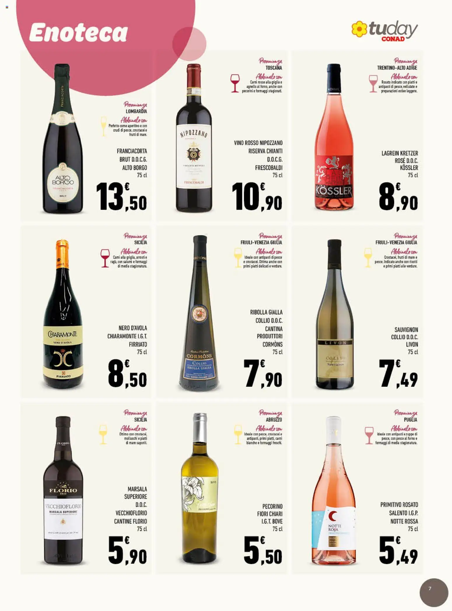 Volantino Conad del 21/10/2026 | Pagina: 7 | Prodotti: Zuppe, Griglia, Pecorino, Aperitivo