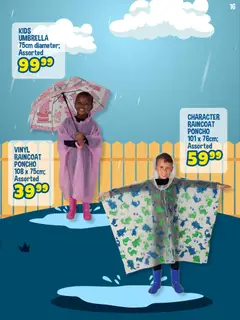 Crazy Store specials catalogue – valid from 23.04.2026 | Page: 17 | Products: Umbrella, Raincoat