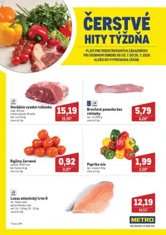 Metro leták platný od 20.07.2026