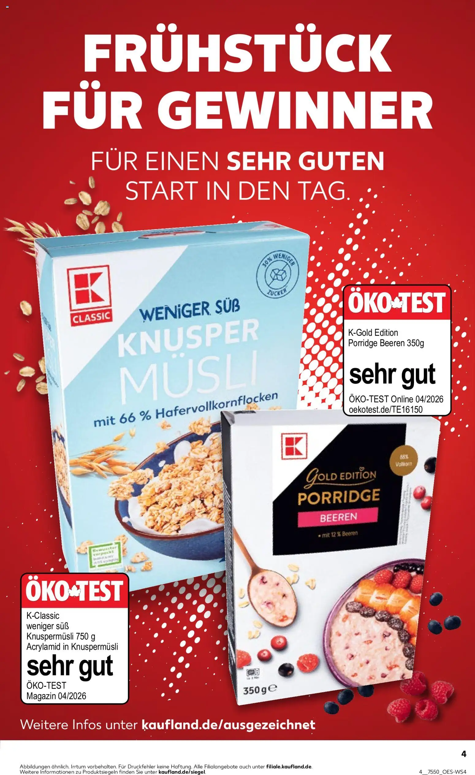 Kaufland Německo leták - Hannover od 13.07.2026 | Strana: 13 | Produkty: Test, Müsli