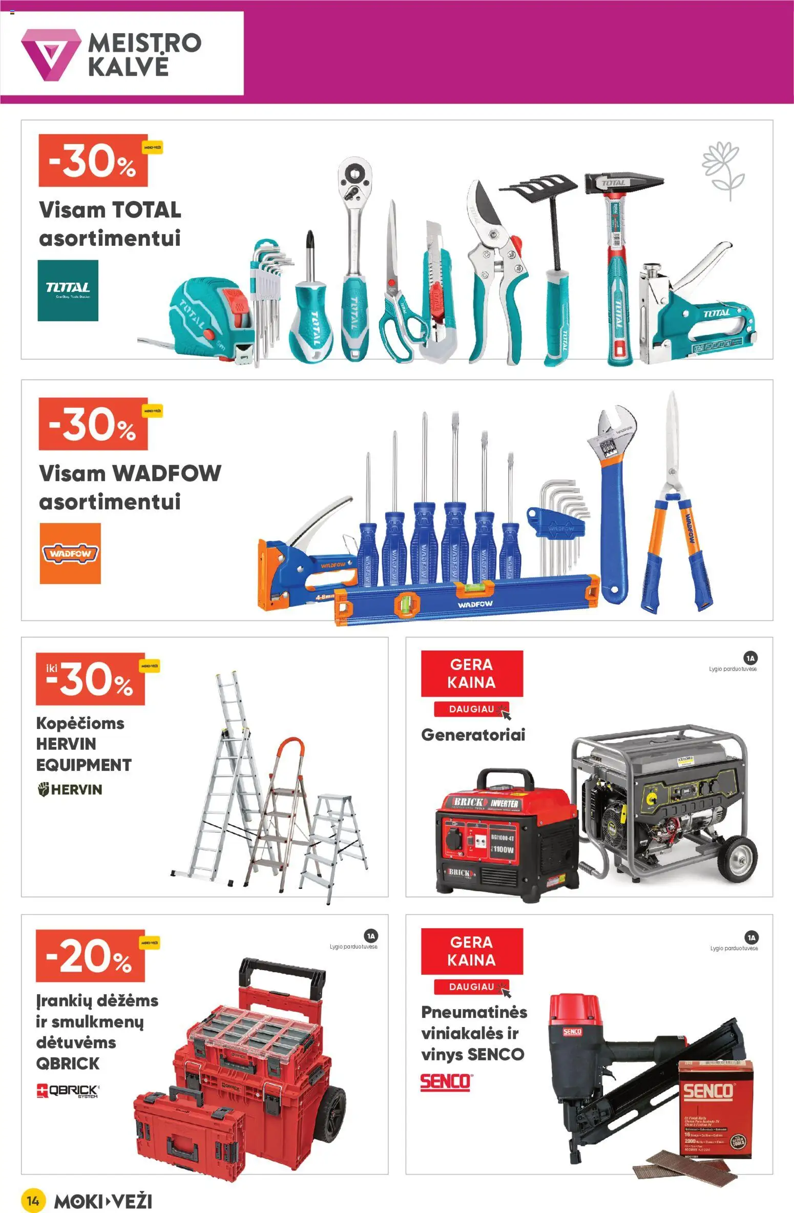 MOKI VEŽI akcijos nuo 05.03.2026 | Puslapis: 14