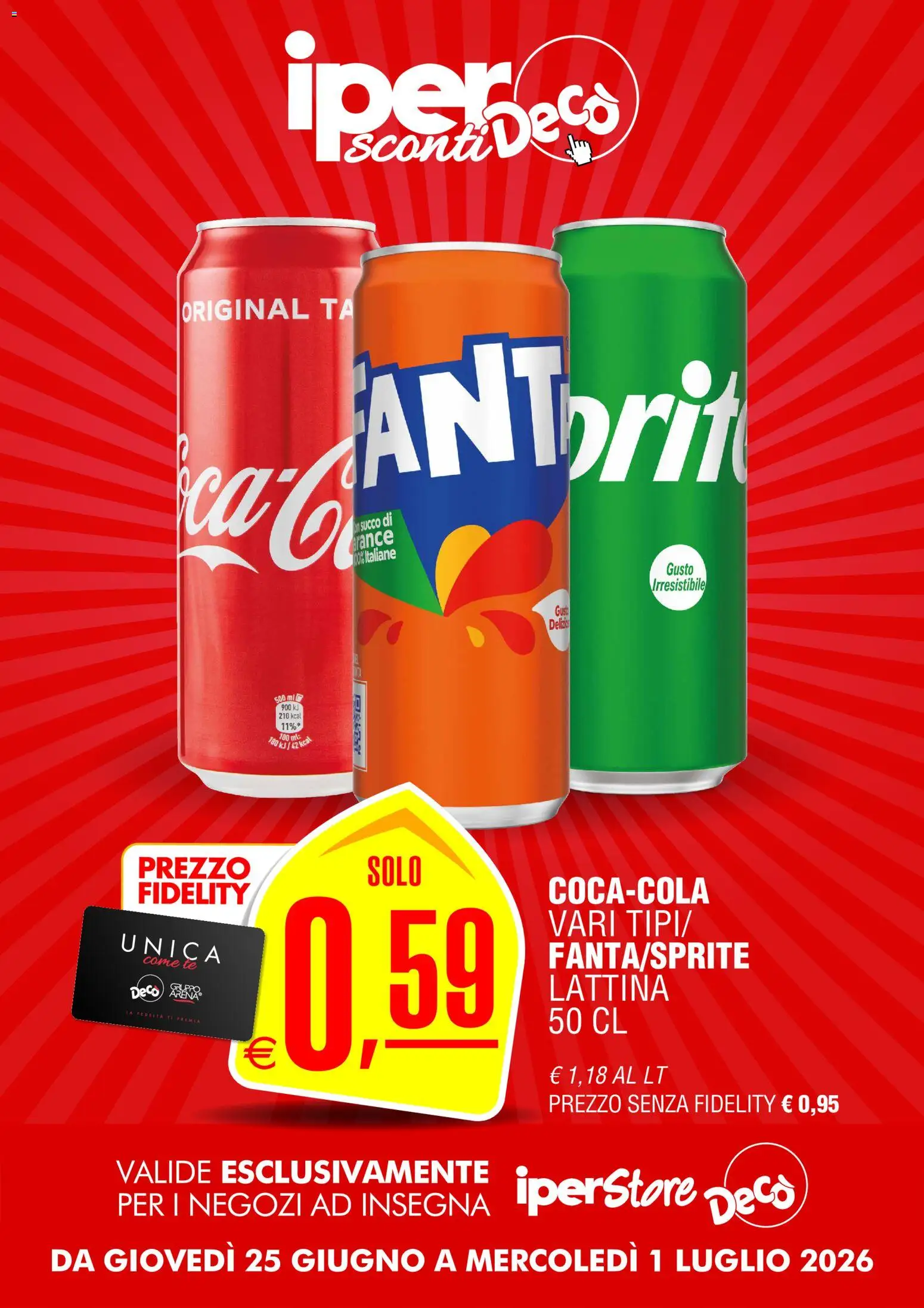 Volantino Decò del 25/06/2026 | Pagina: 3 | Prodotti: Succo, Tè